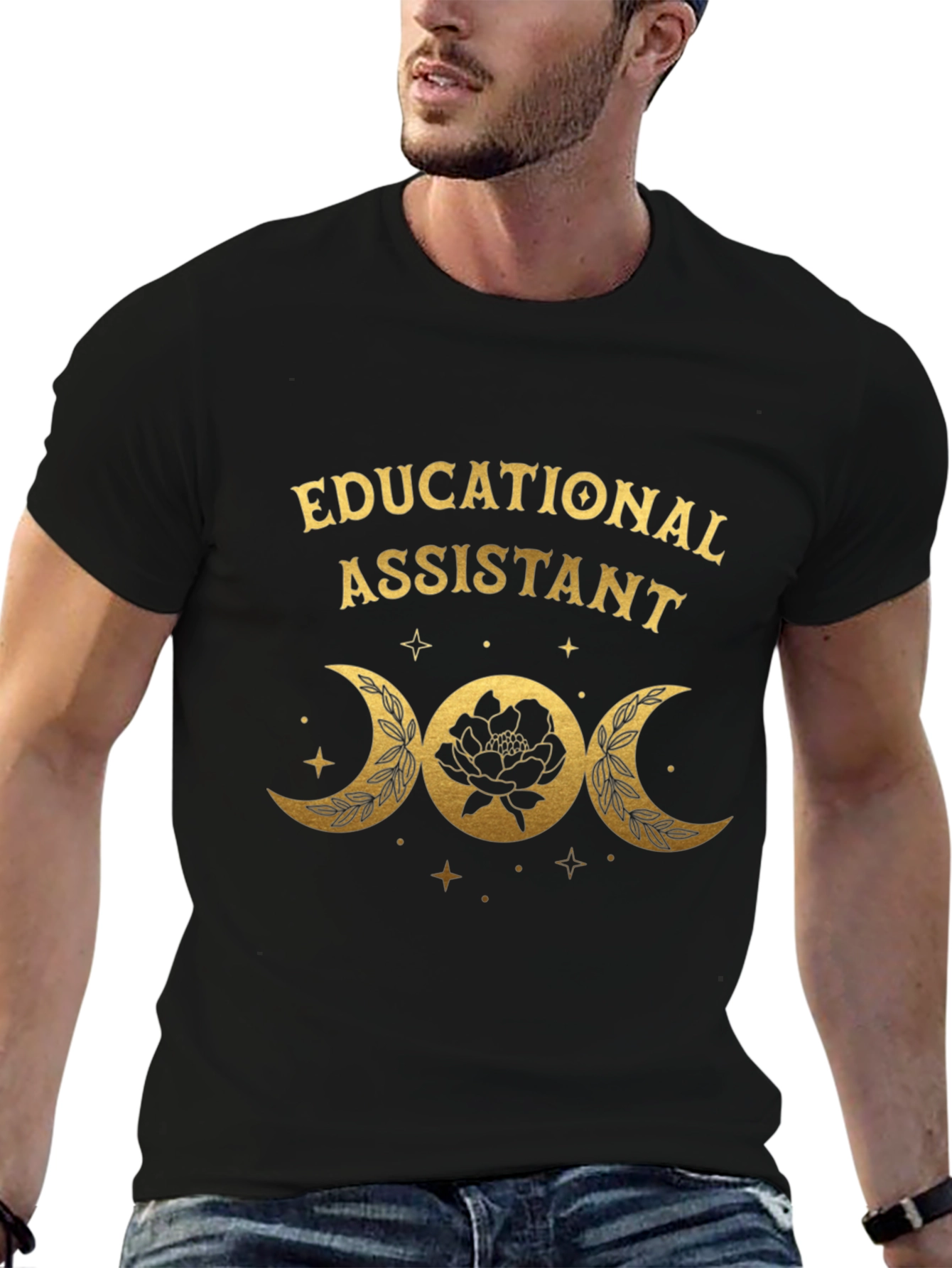 Educational Assistant Moon Phase T-Shirt