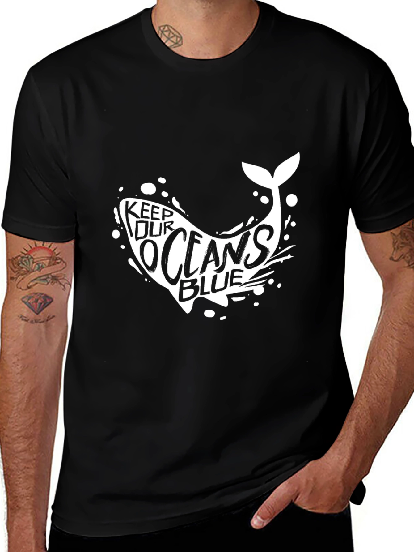 Ocean Conservation Tee: Keep Our Oceans Blue