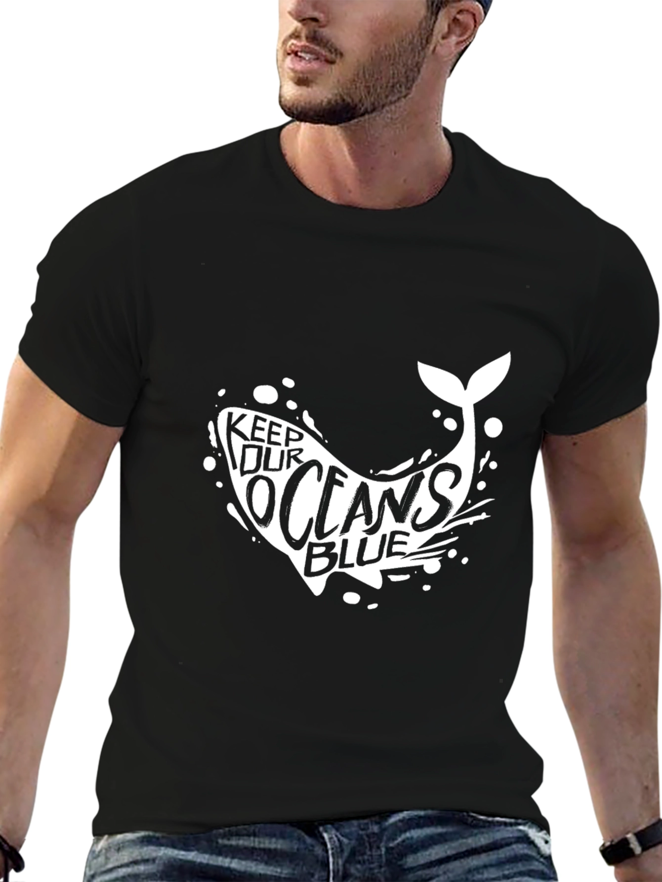 Ocean Conservation Tee: Keep Our Oceans Blue