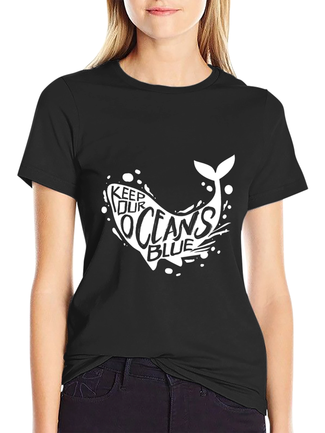 Ocean Conservation Tee: Keep Our Oceans Blue