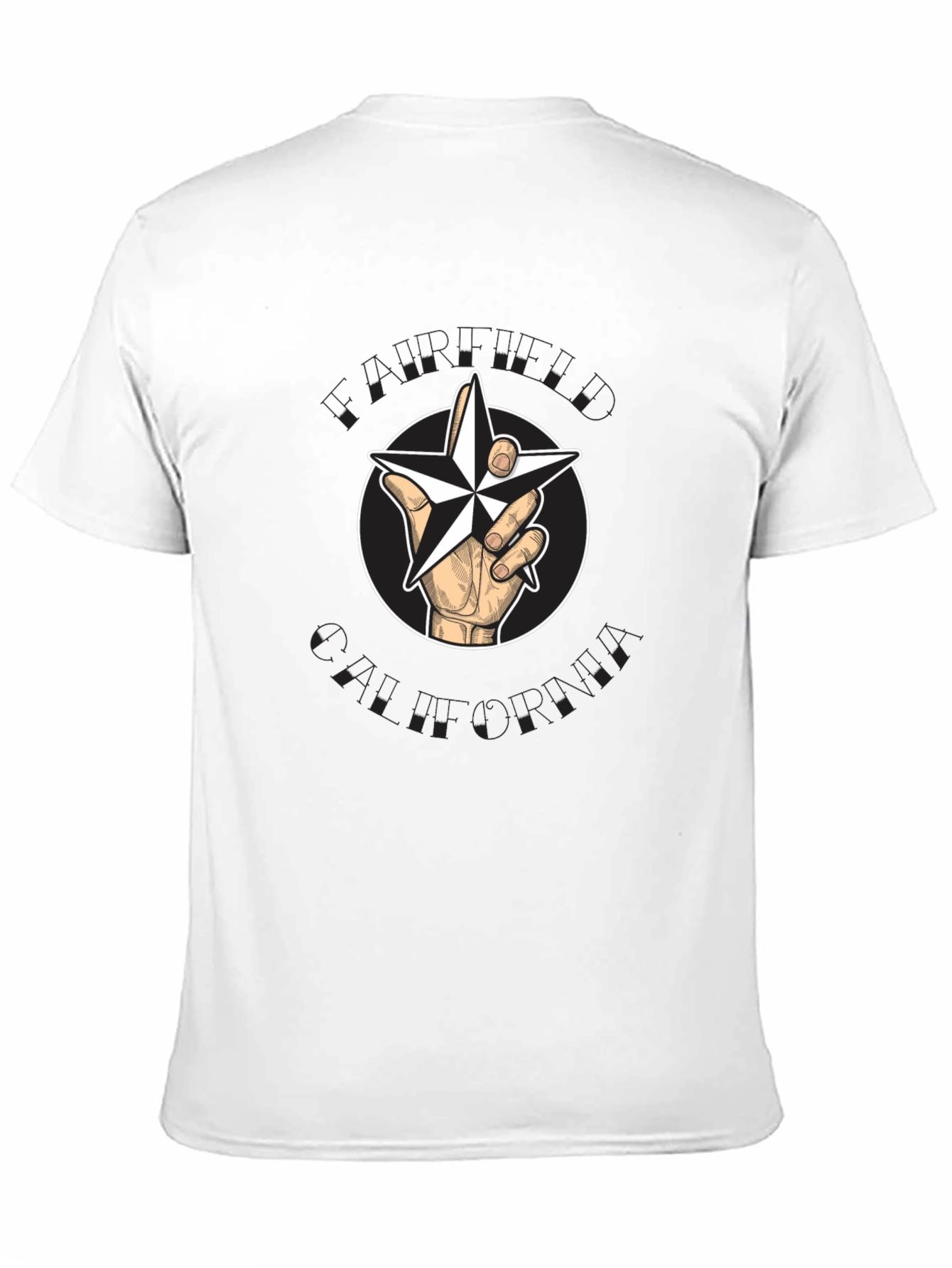 Star Hand Graphic Black T-Shirt