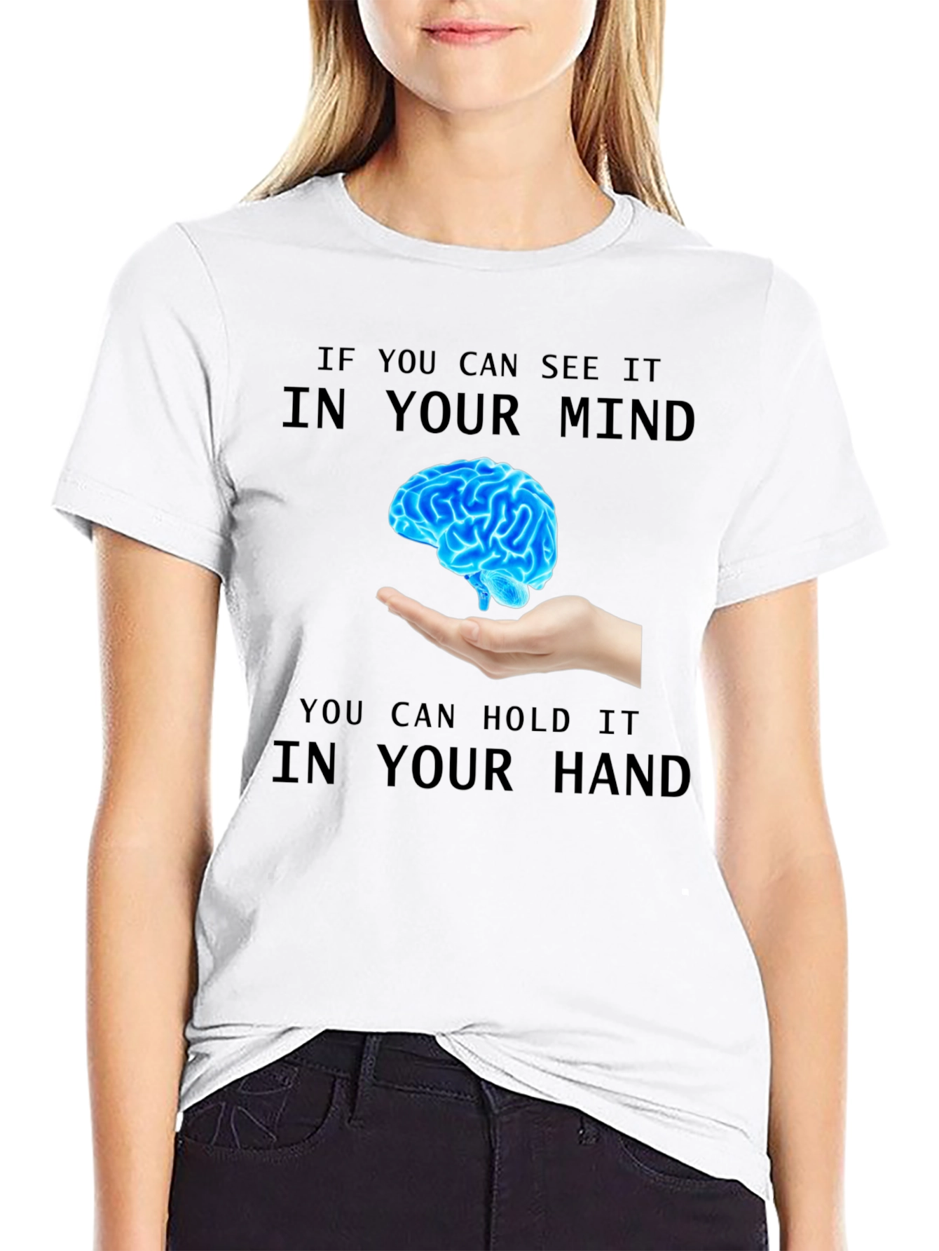 Brain in Hand T-Shirt - Mindset Graphic Tee