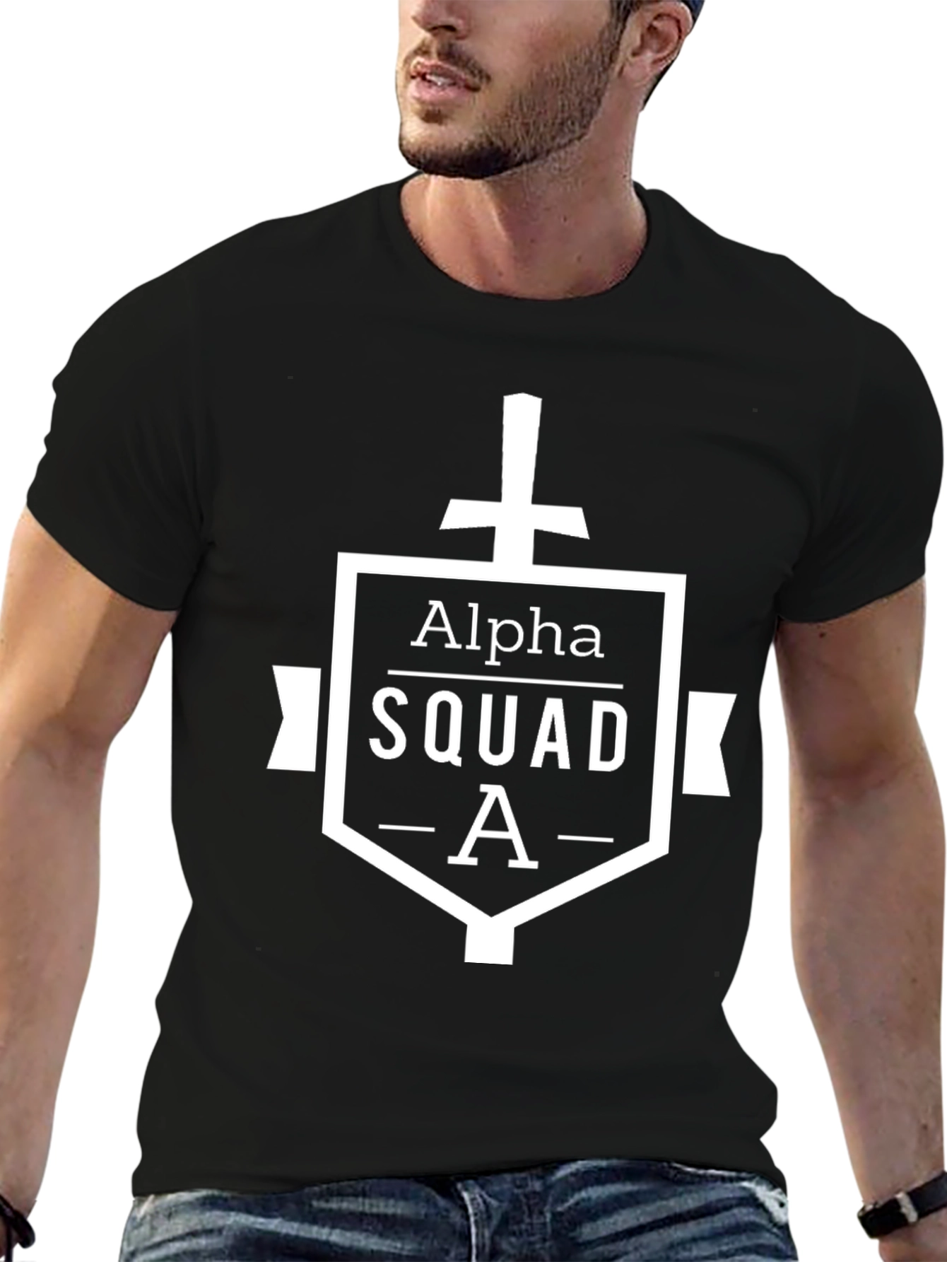 Alpha Squad A T-Shirt - Black