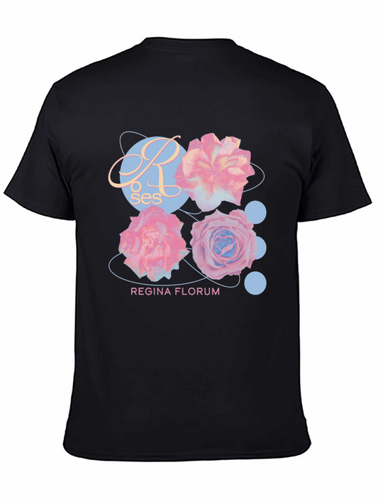 Roses Regina Florum Graphic T-Shirt