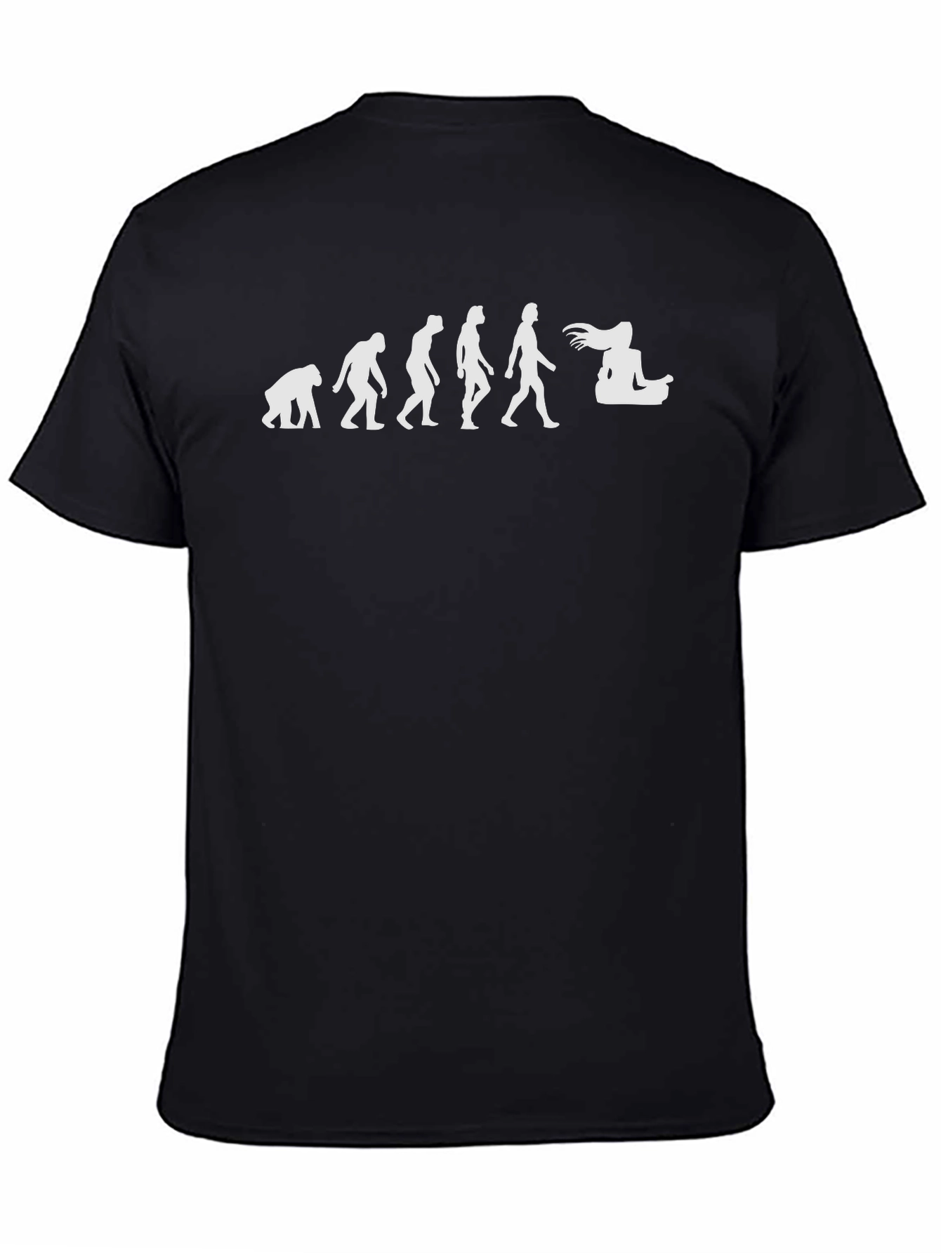 Evolution Yoga T-Shirt - Funny Meditating Design