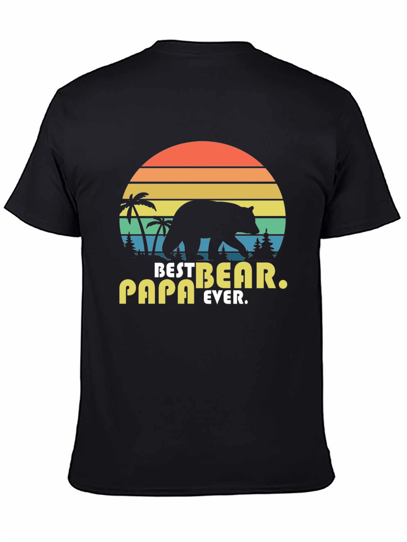 Best Papa Bear Ever Graphic T-Shirt
