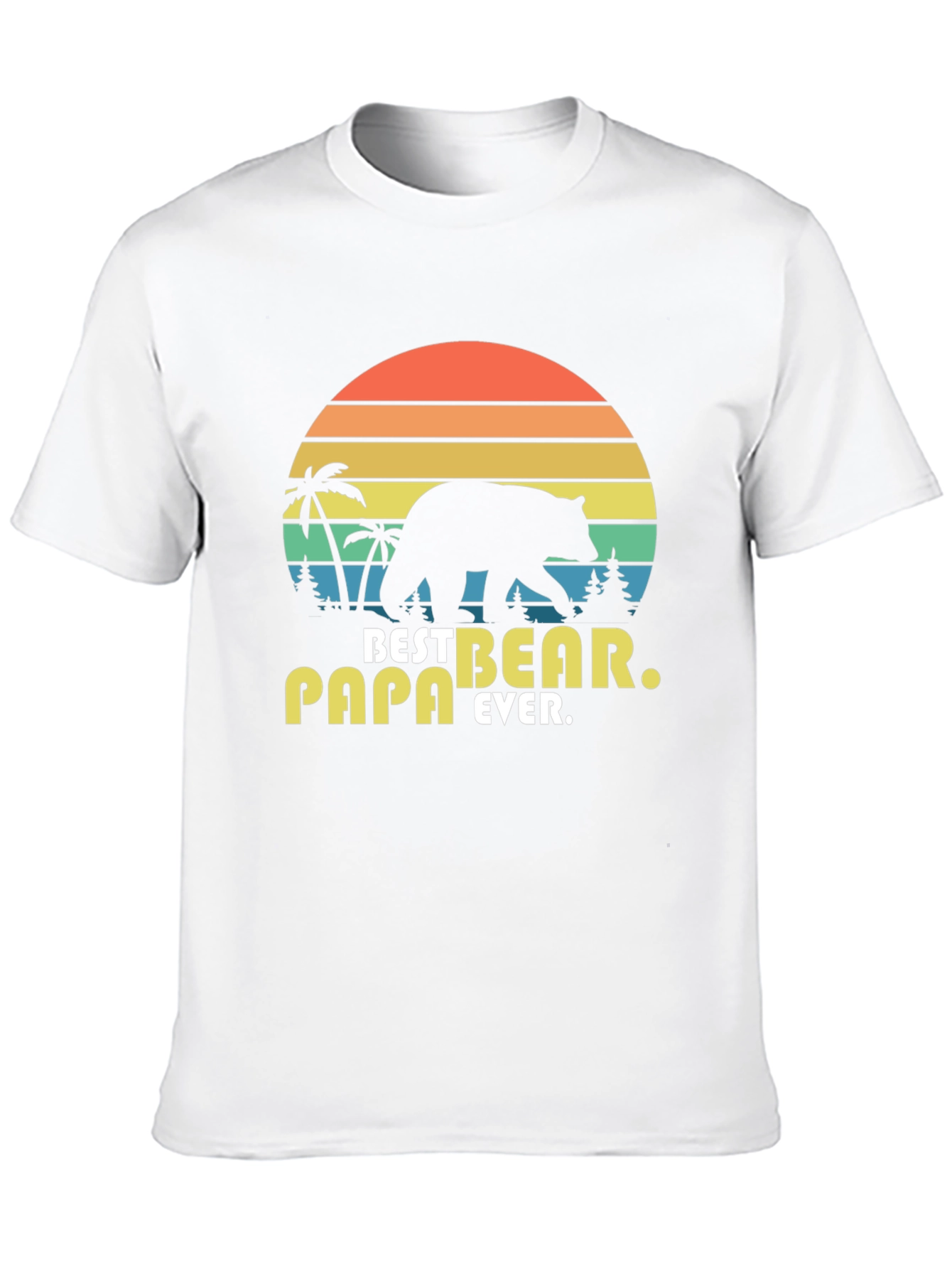 Best Papa Bear Ever Graphic T-Shirt