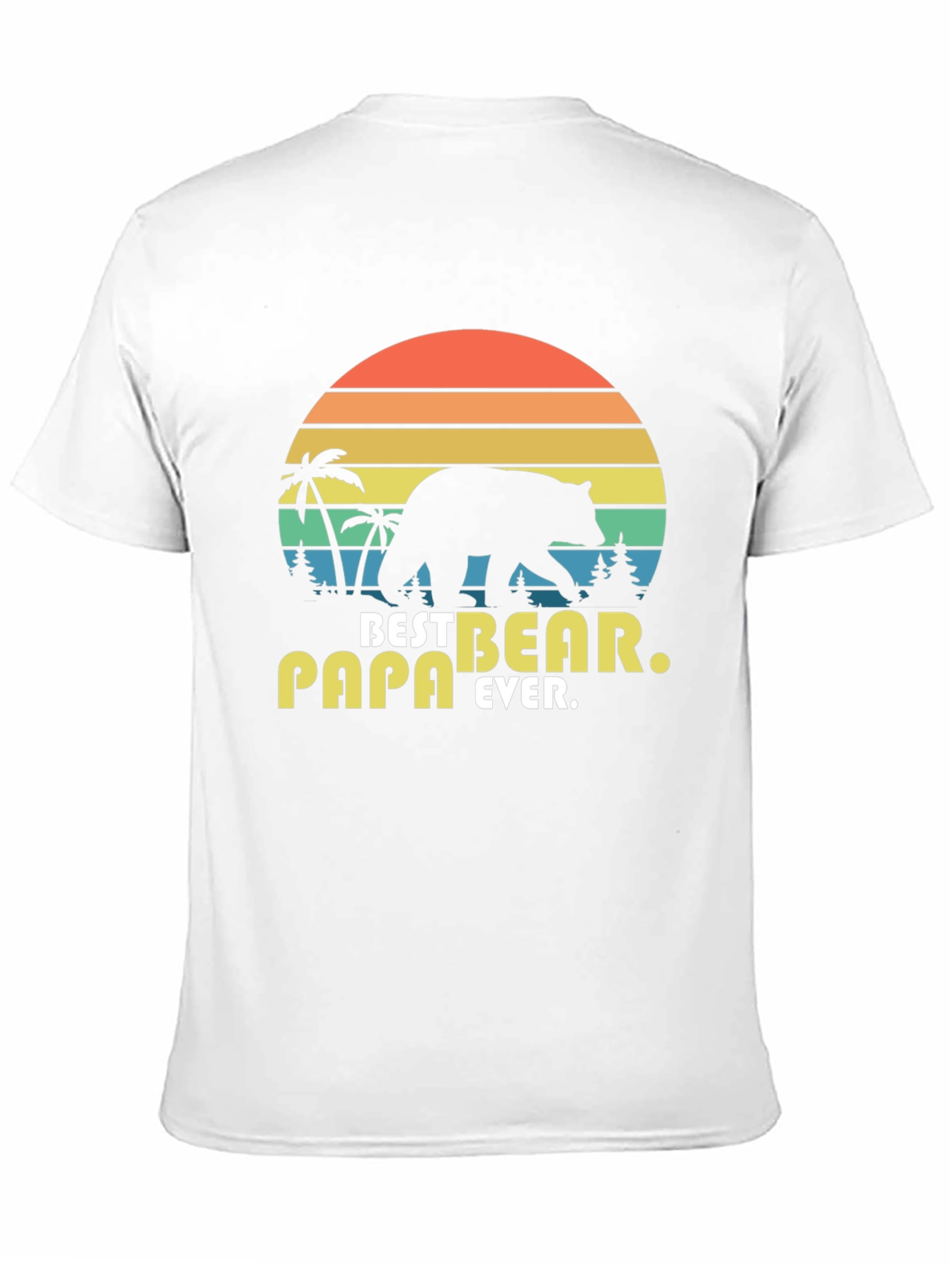 Best Papa Bear Ever Graphic T-Shirt