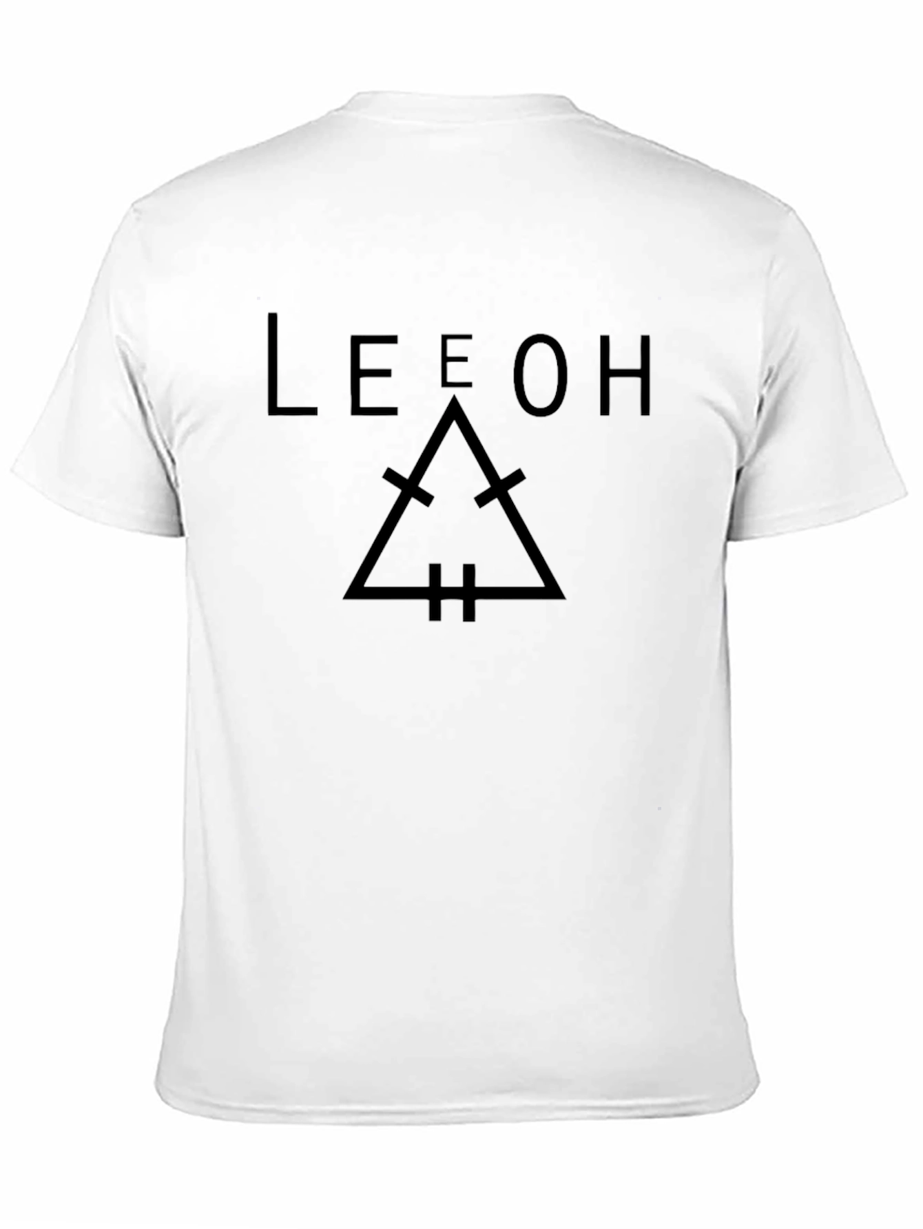LEEOH Graphic Tee - Dark Minimalist Design