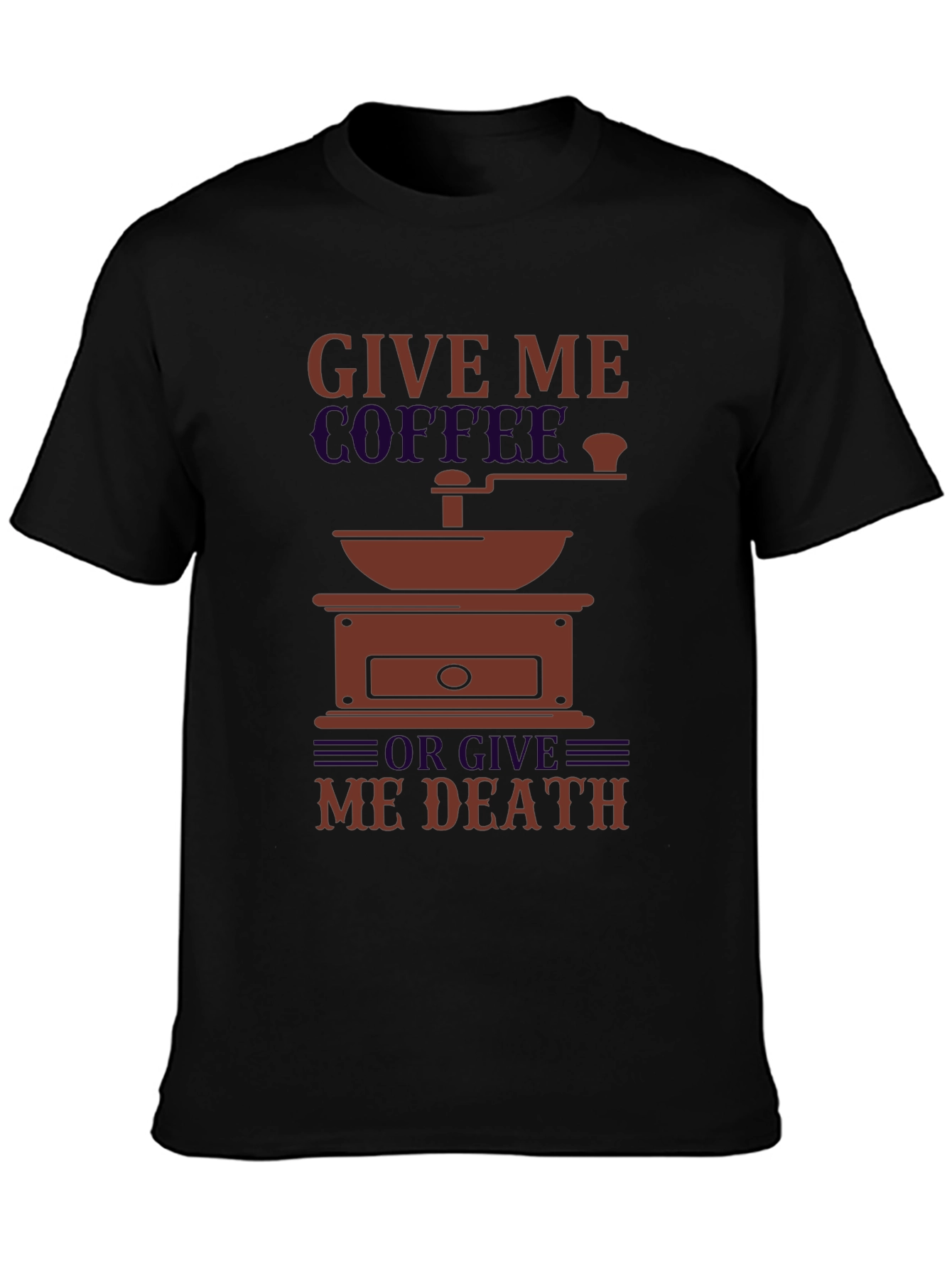 Coffee or Death Graphic T-Shirt