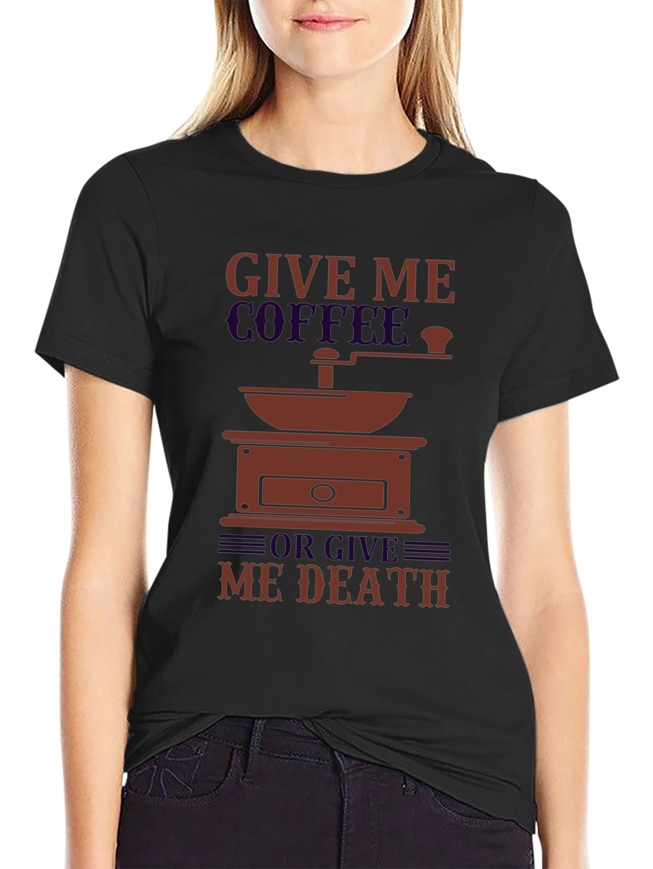 Coffee or Death Graphic T-Shirt