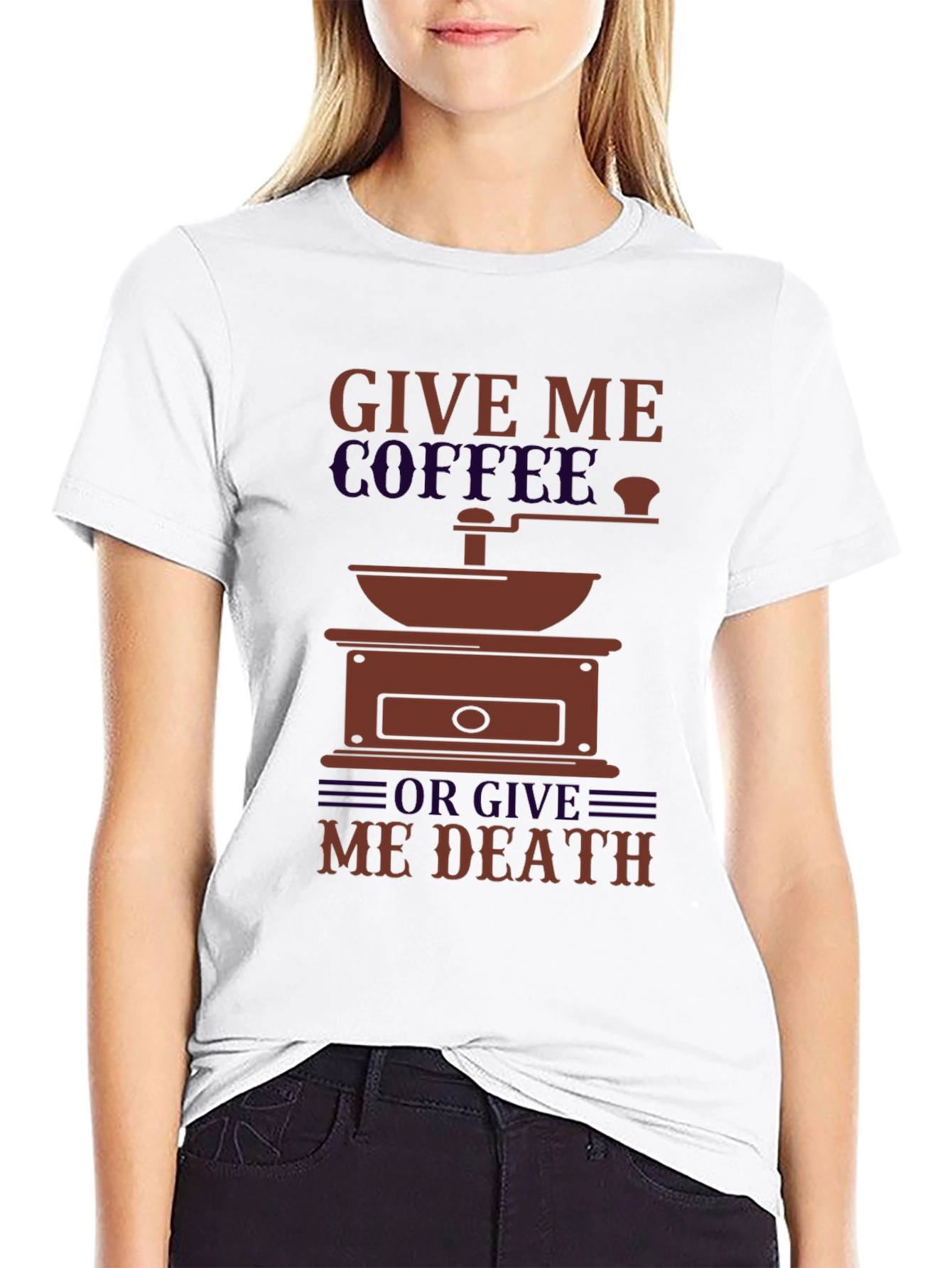 Coffee or Death Graphic T-Shirt