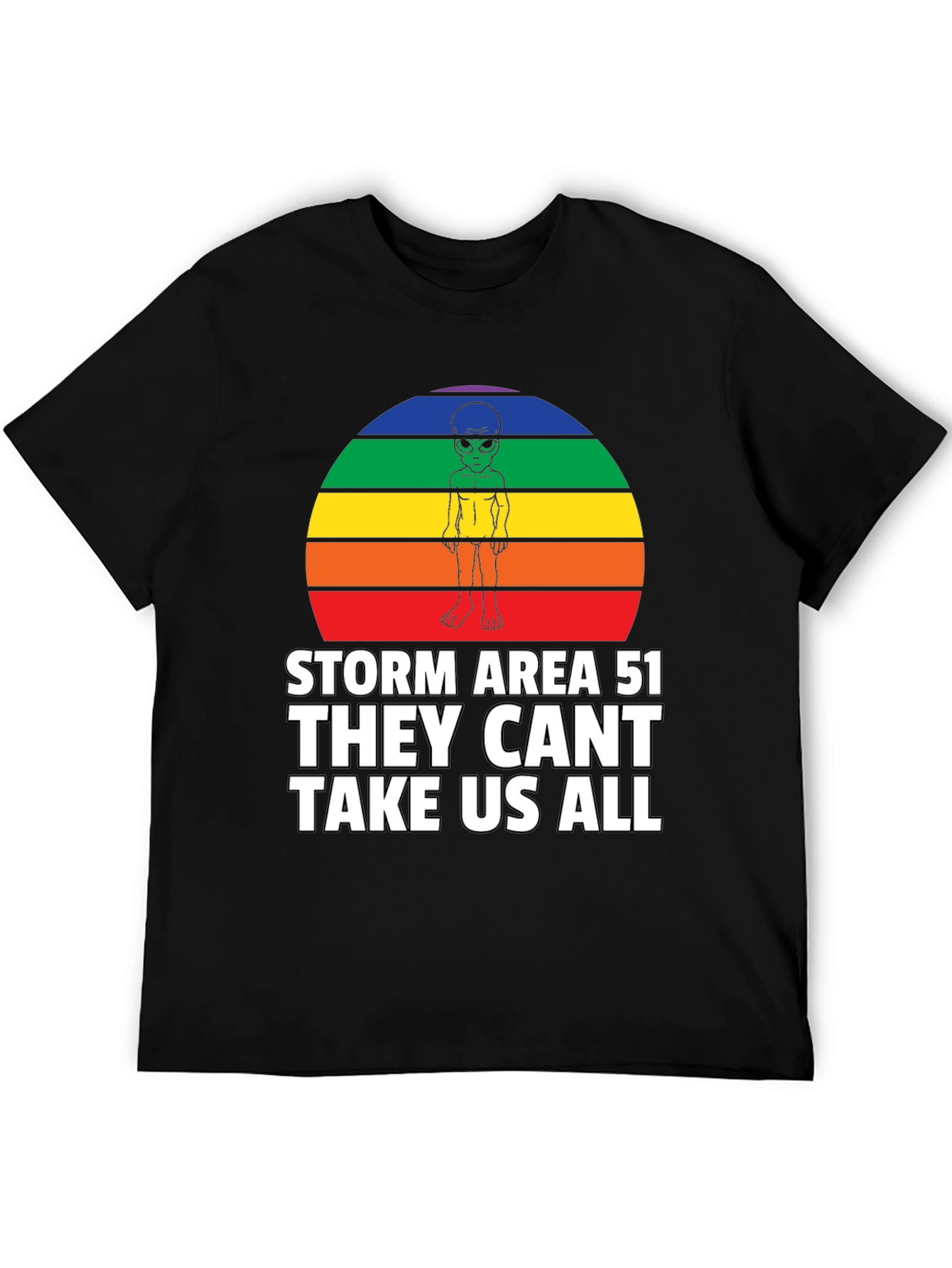 Storm Area 51 Alien Rainbow T-Shirt