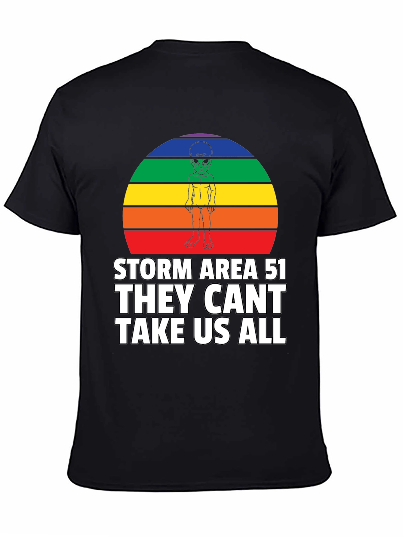 Storm Area 51 Alien Rainbow T-Shirt