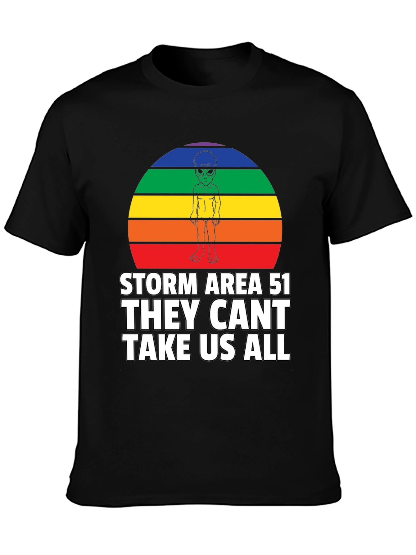 Storm Area 51 Alien Rainbow T-Shirt