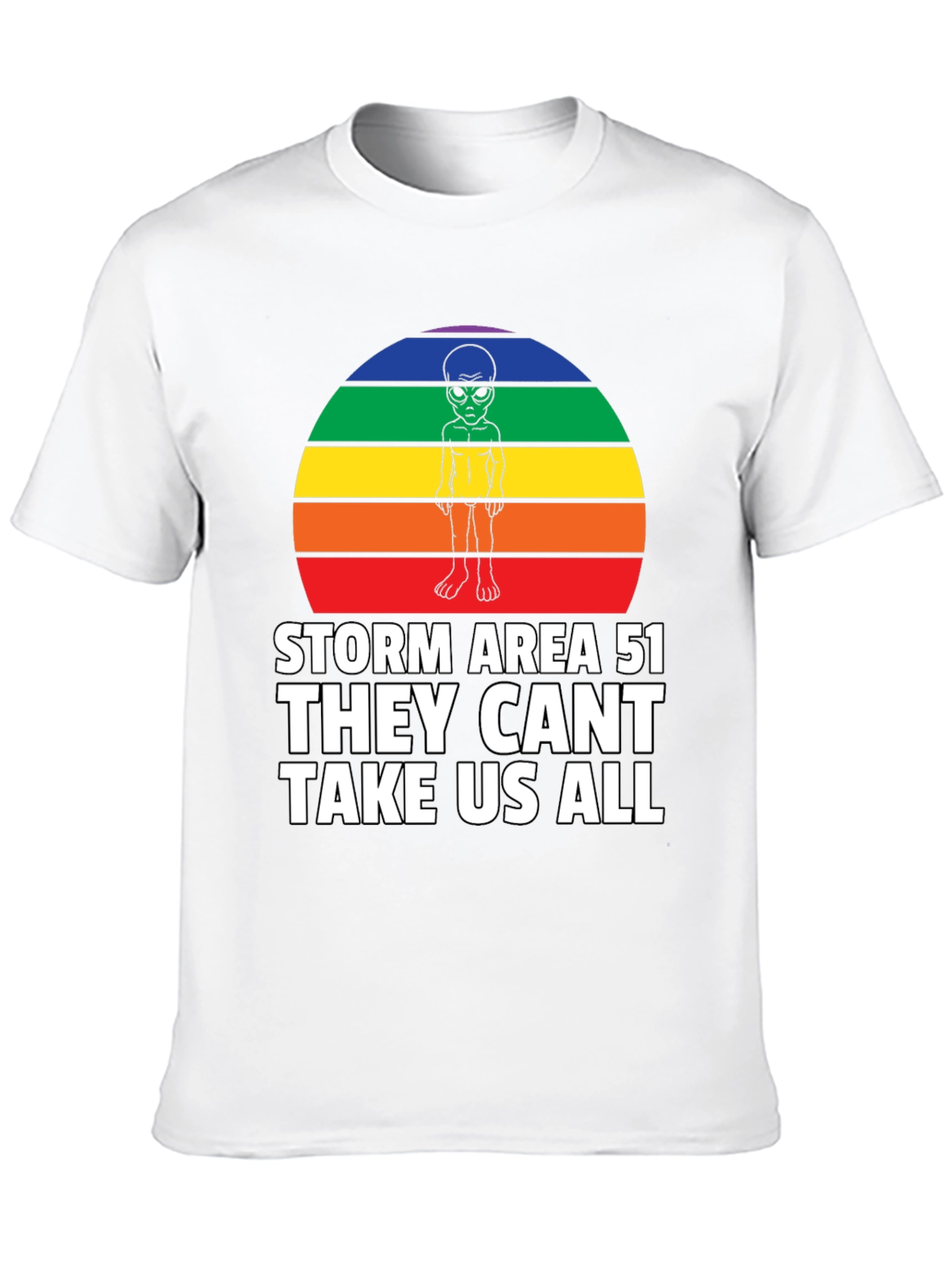 Storm Area 51 Alien Rainbow T-Shirt