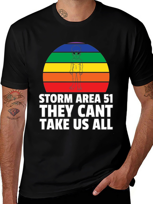 Storm Area 51 Alien Rainbow T-Shirt