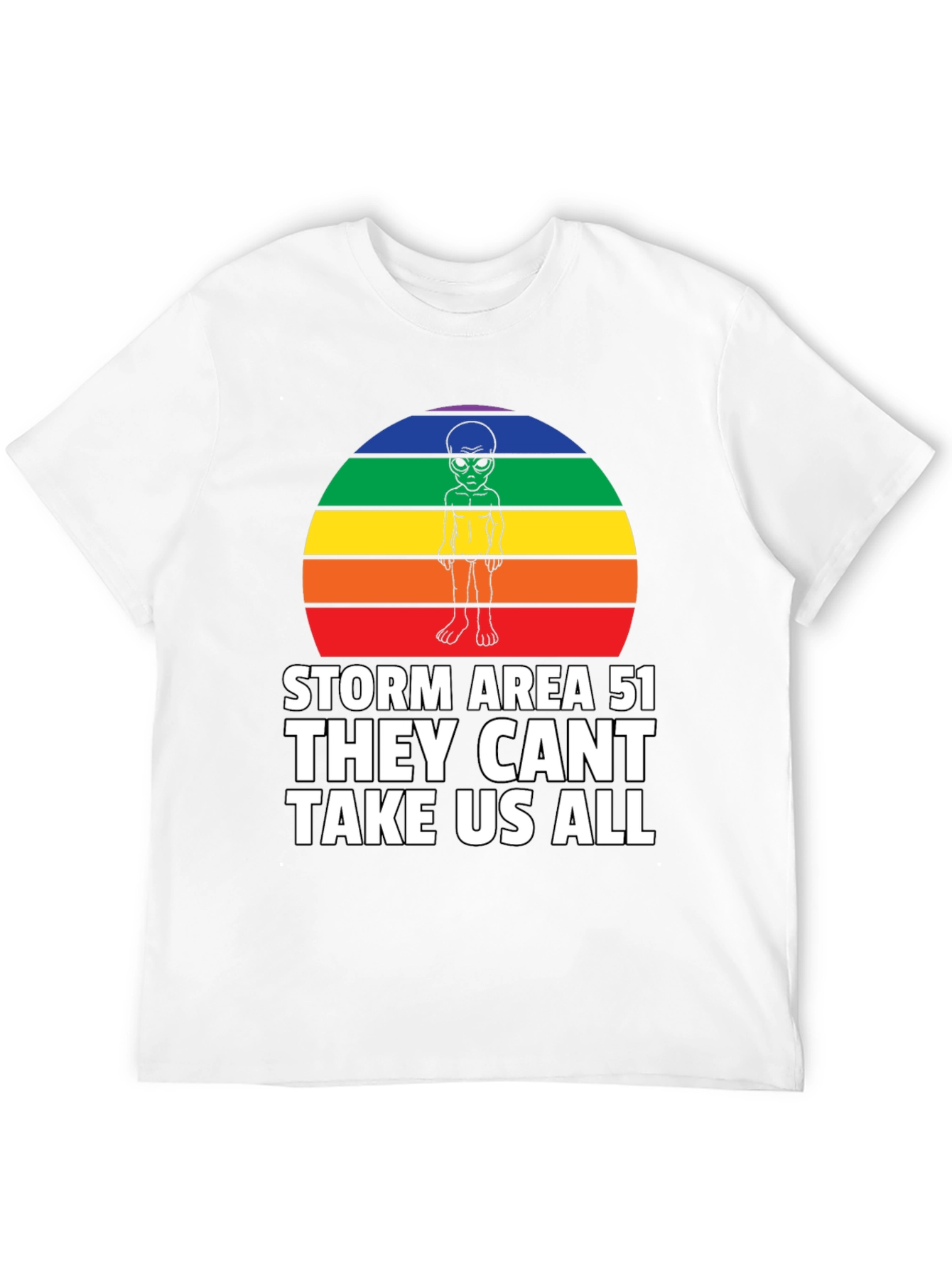 Storm Area 51 Alien Rainbow T-Shirt