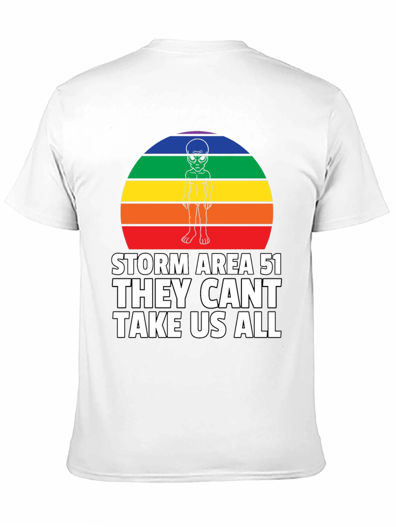 Storm Area 51 Alien Rainbow T-Shirt