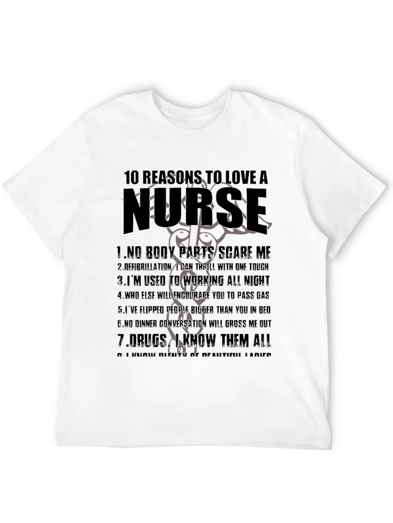 Nurse Appreciation T-Shirt - 10 Reasons to Love