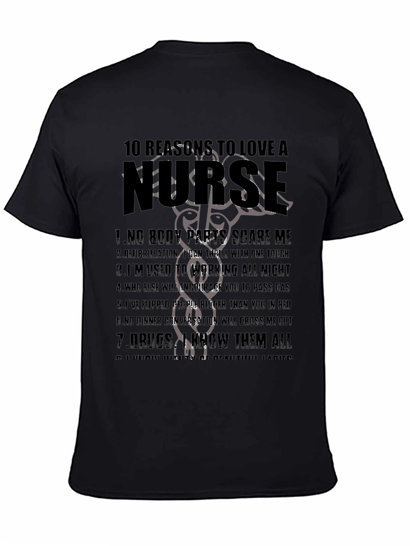 Nurse Appreciation T-Shirt - 10 Reasons to Love