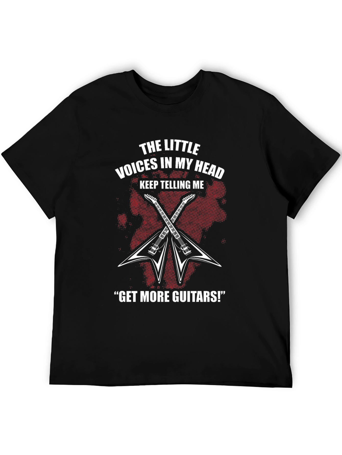 The Little Voices Guitar T-Shirt - Rock Music Tee