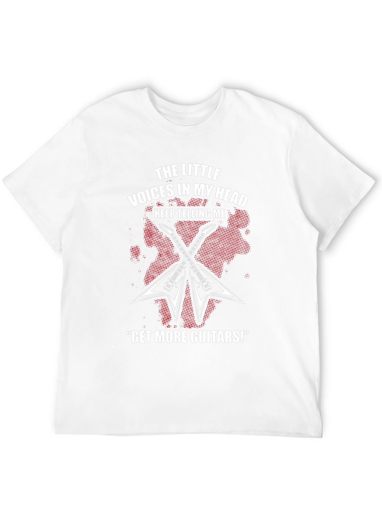 The Little Voices Guitar T-Shirt - Rock Music Tee