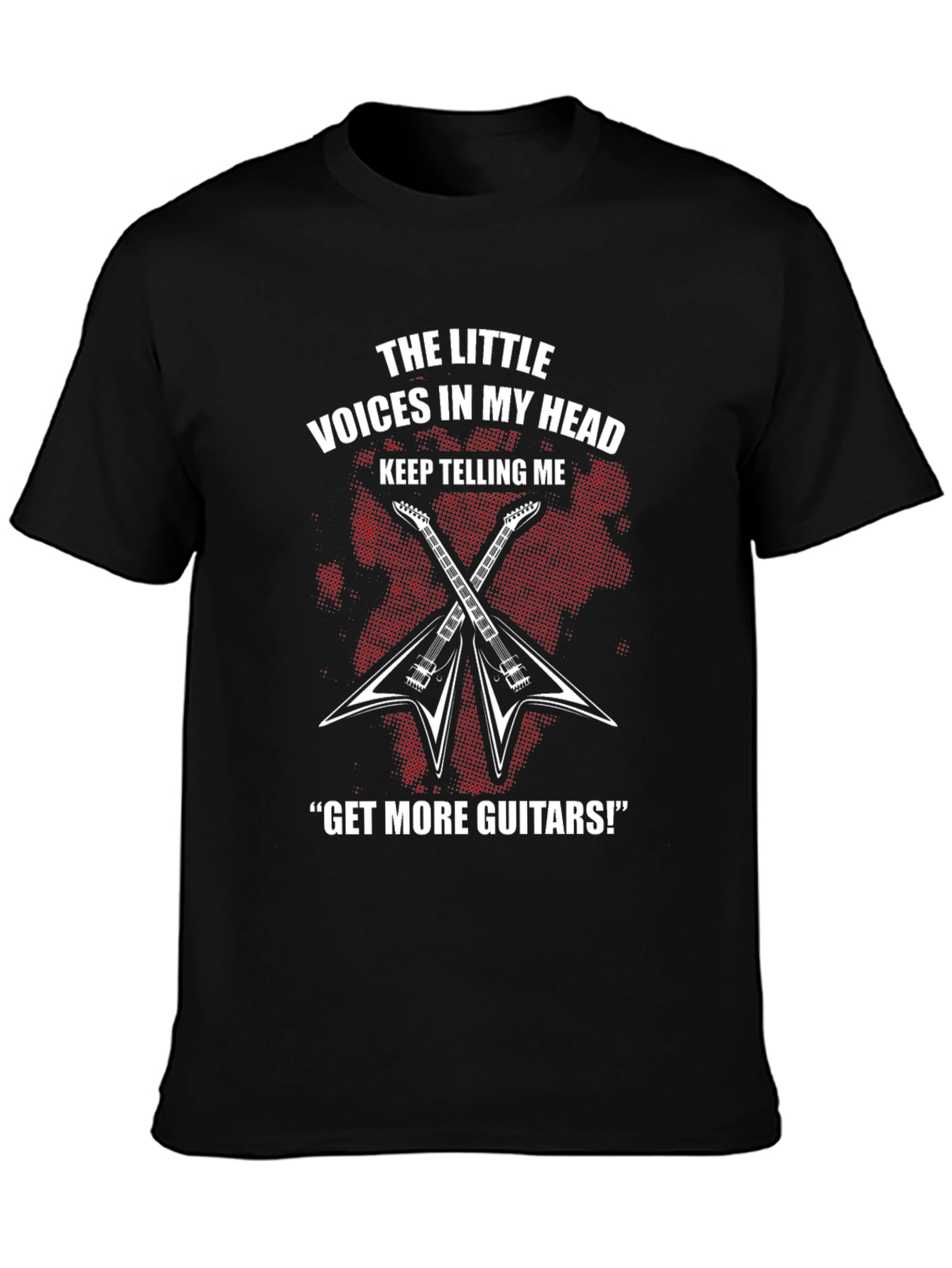 The Little Voices Guitar T-Shirt - Rock Music Tee