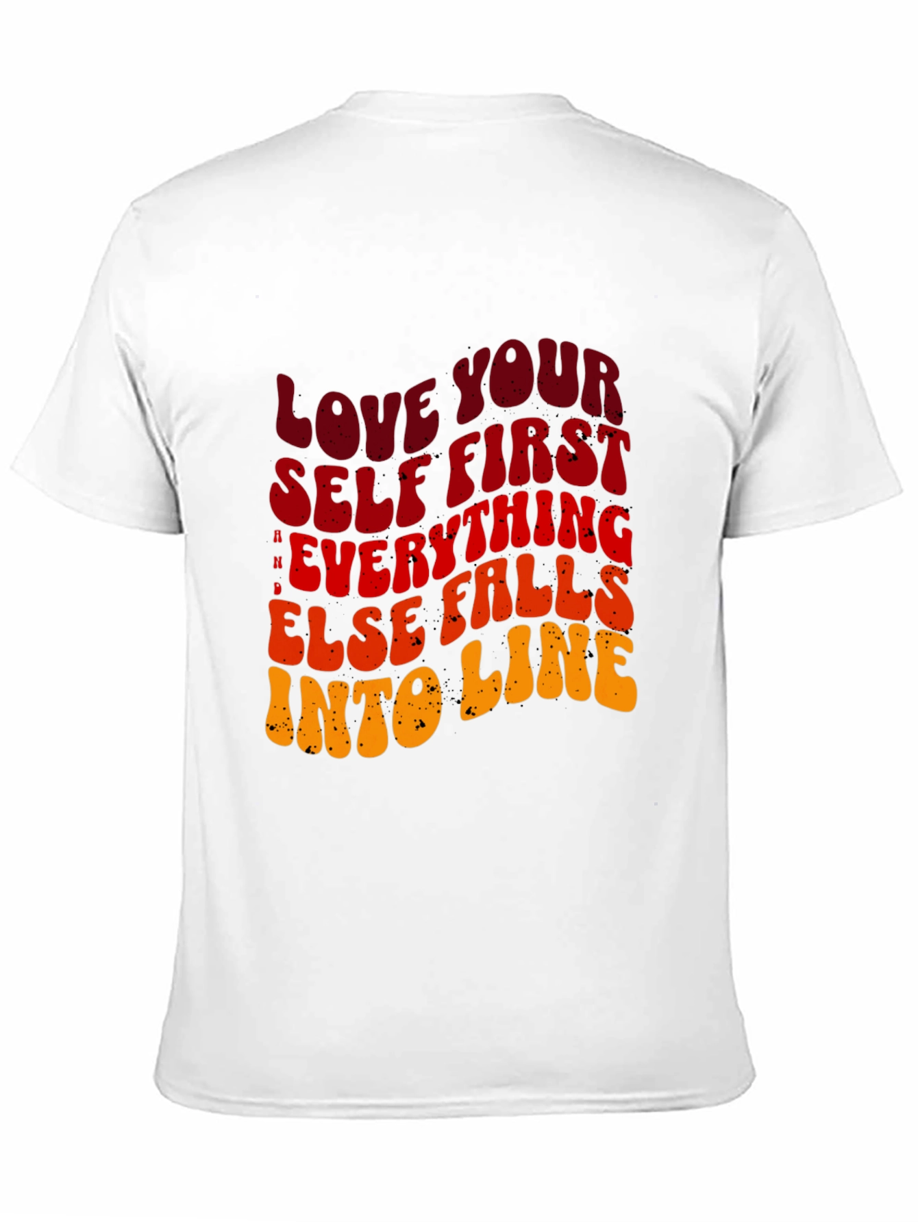 Love Yourself First Graphic Tee - Black