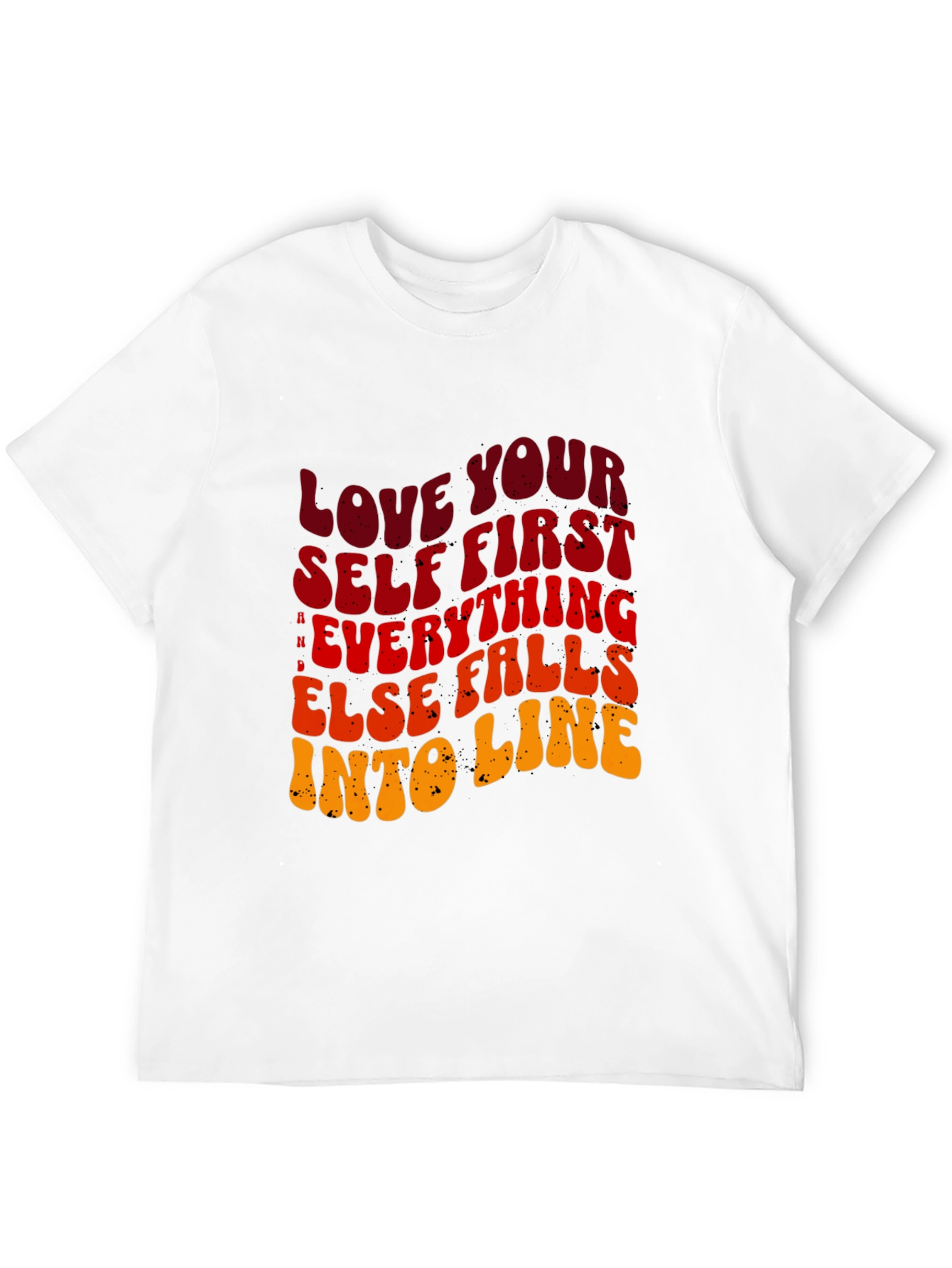 Love Yourself First Graphic Tee - Black