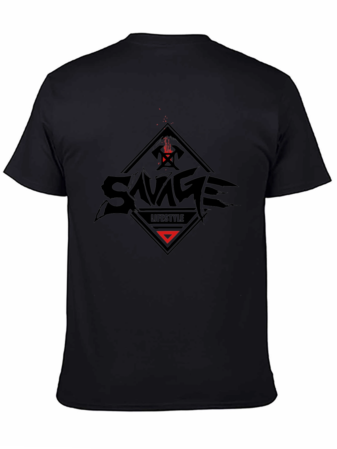 Savage Lifestyle Graphic Tee - Black