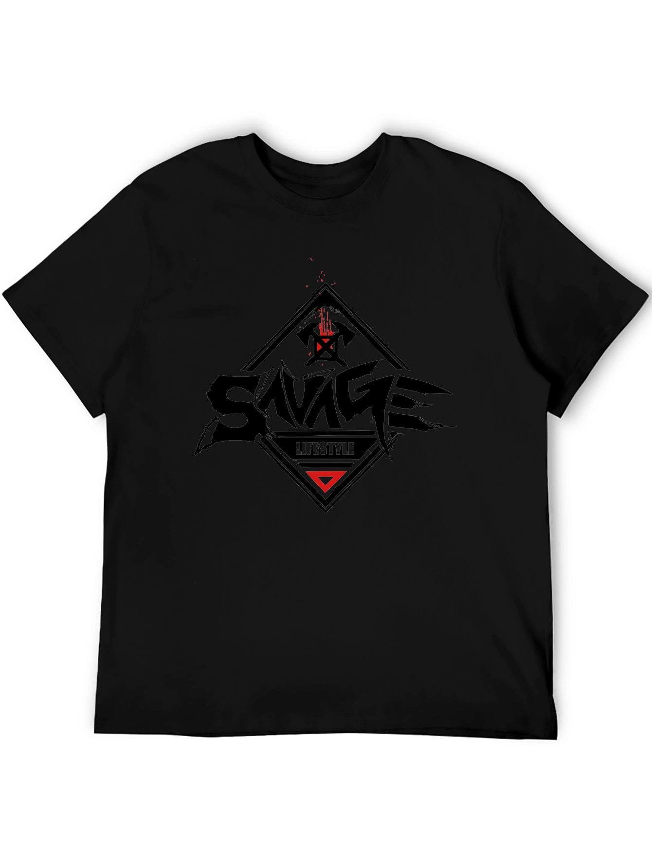 Savage Lifestyle Graphic Tee - Black