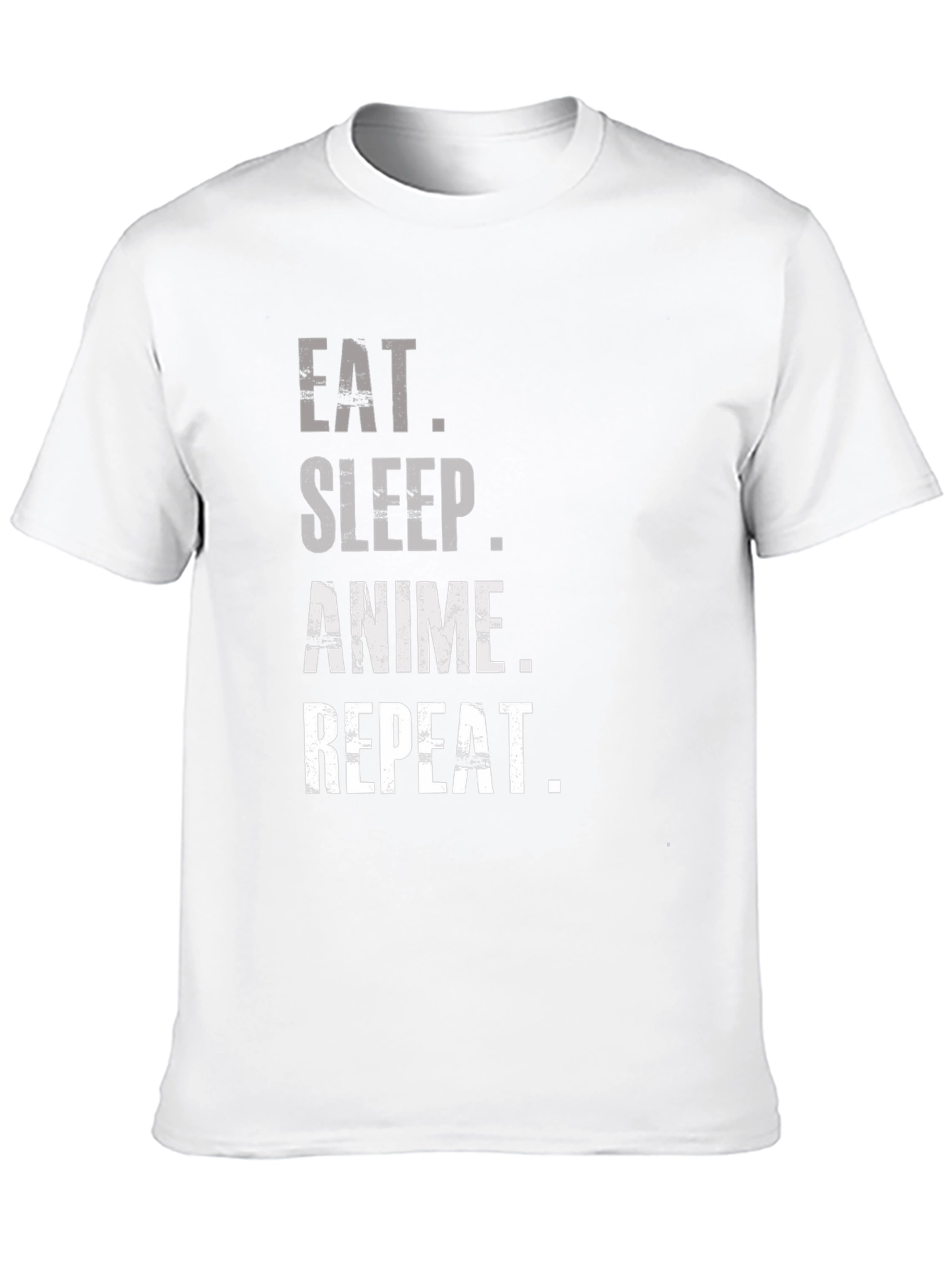 Eat Sleep Anime Repeat Graphic T-Shirt
