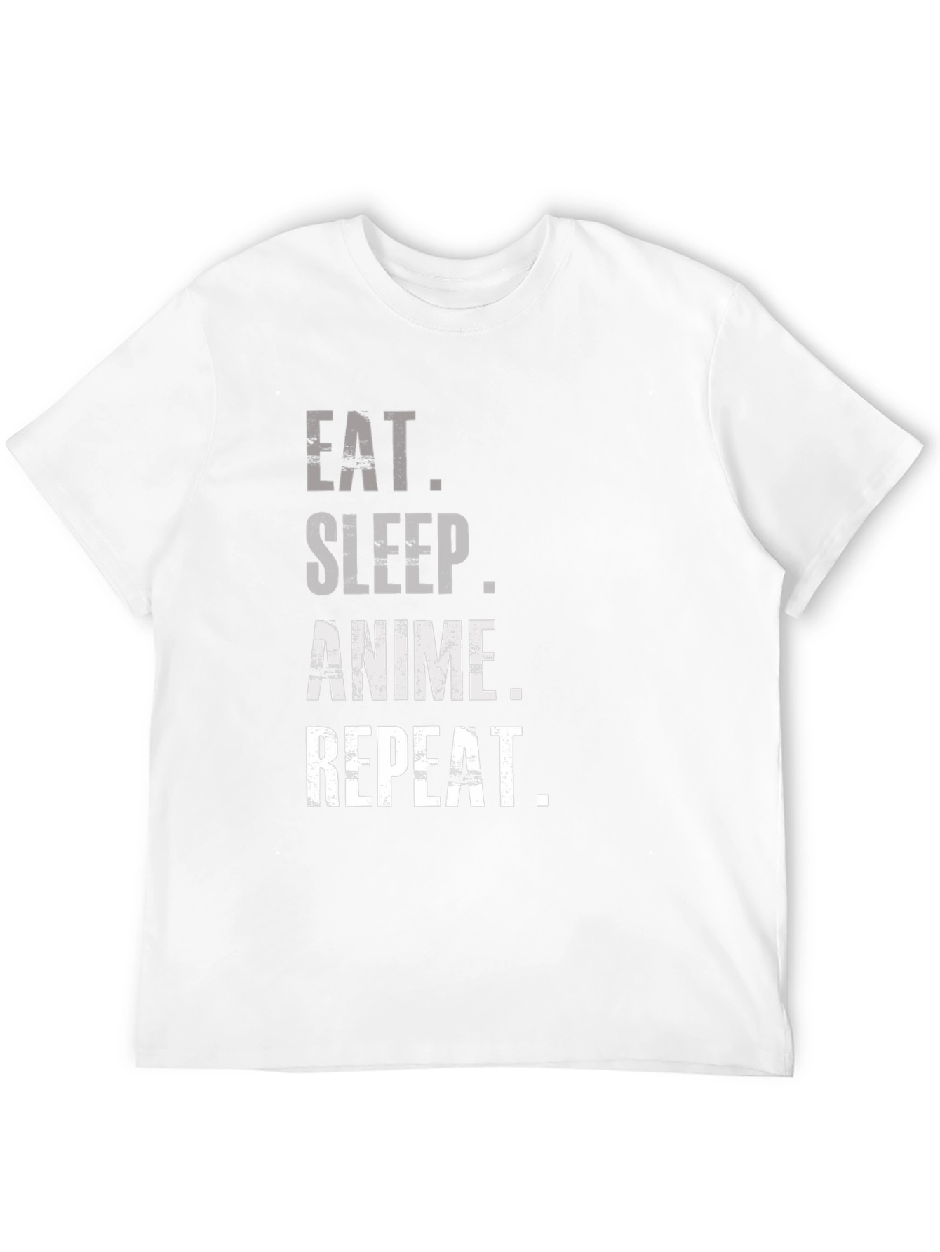 Eat Sleep Anime Repeat Graphic T-Shirt