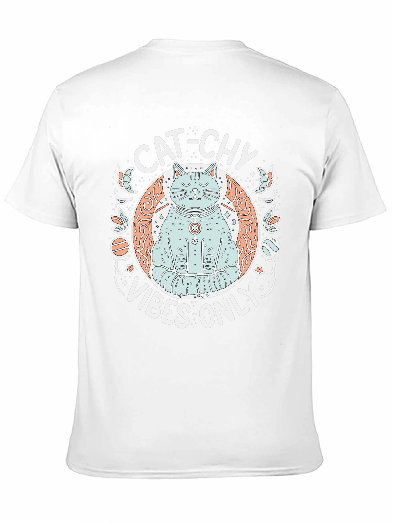 Cat-chy Vibes Only Graphic T-Shirt