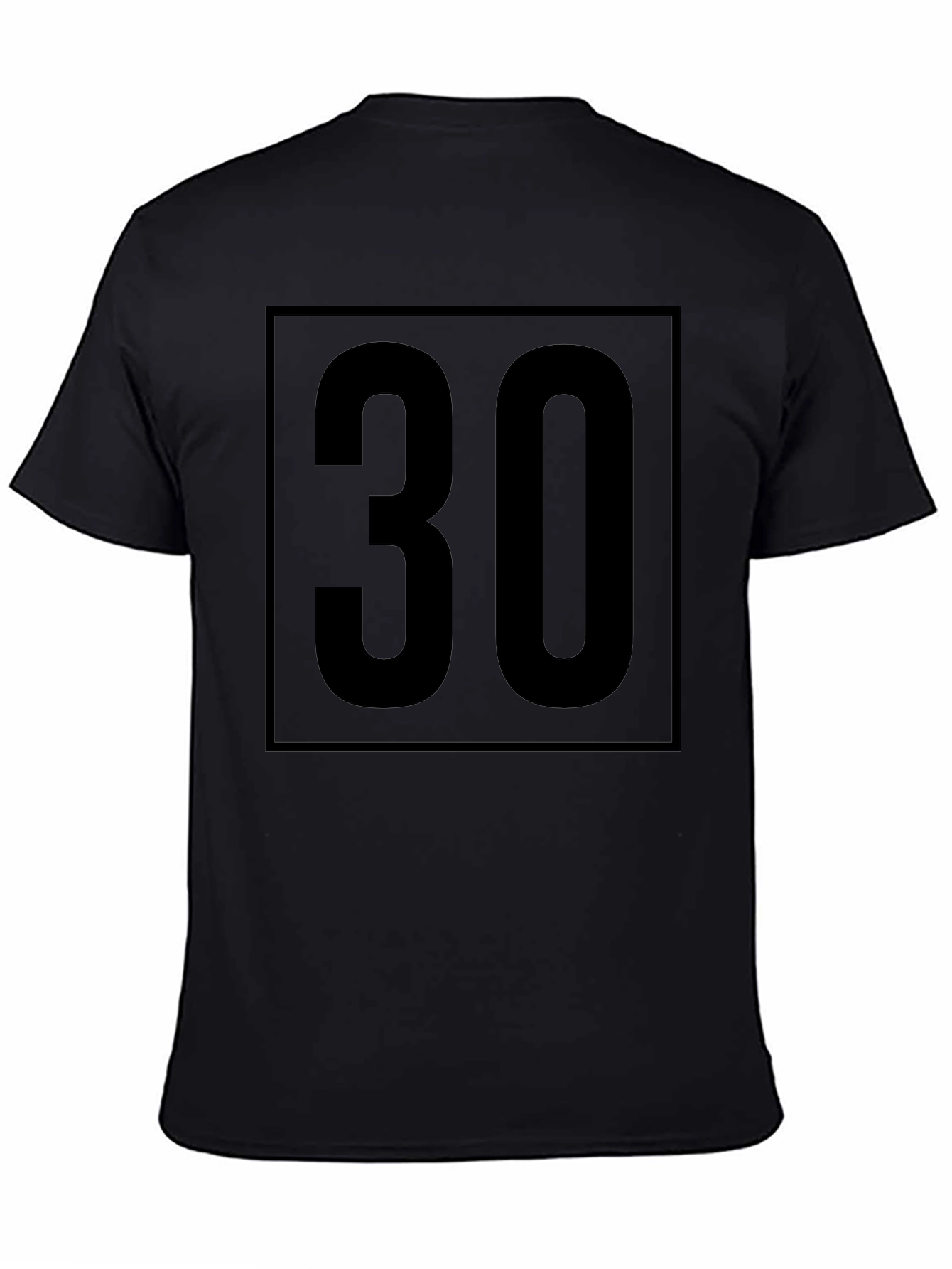 Bold 30 Graphic Tee - Modern Birthday Shirt