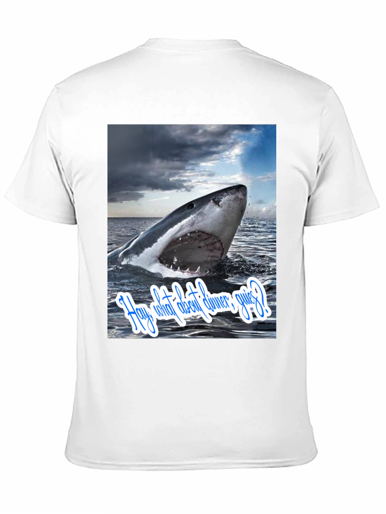 Shark Dinner T-Shirt - Funny Ocean Lover Tee