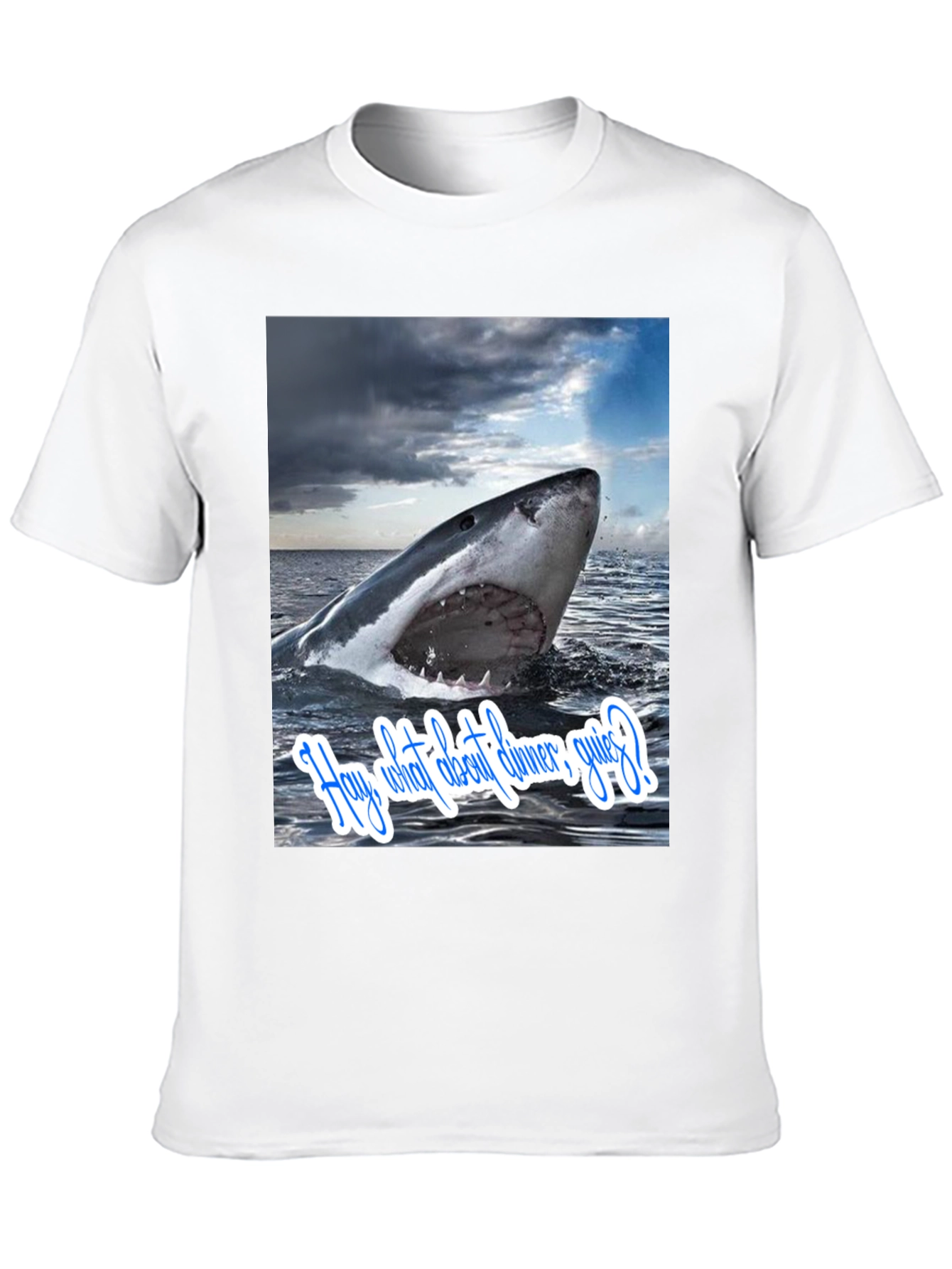 Shark Dinner T-Shirt - Funny Ocean Lover Tee