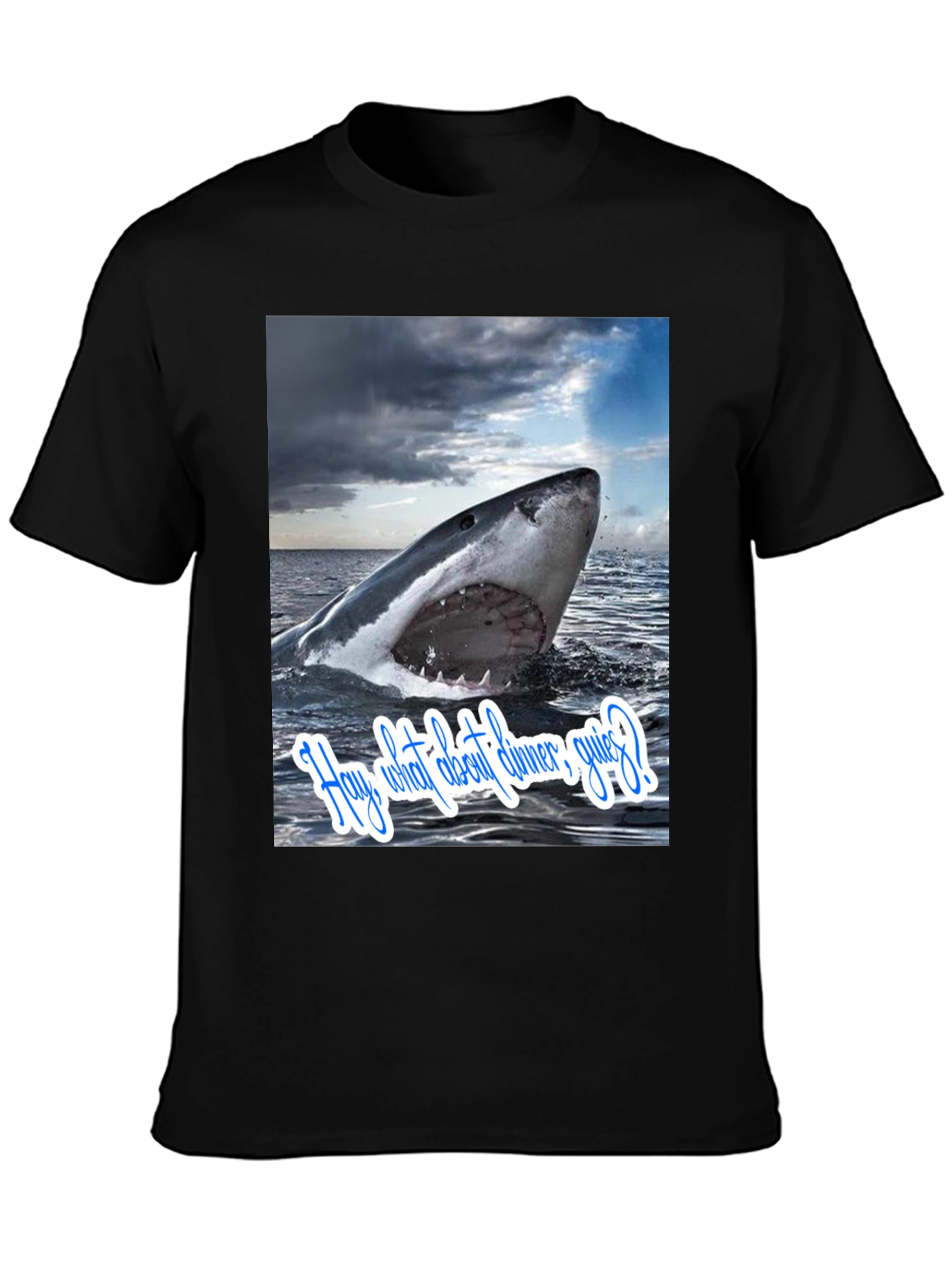 Shark Dinner T-Shirt - Funny Ocean Lover Tee
