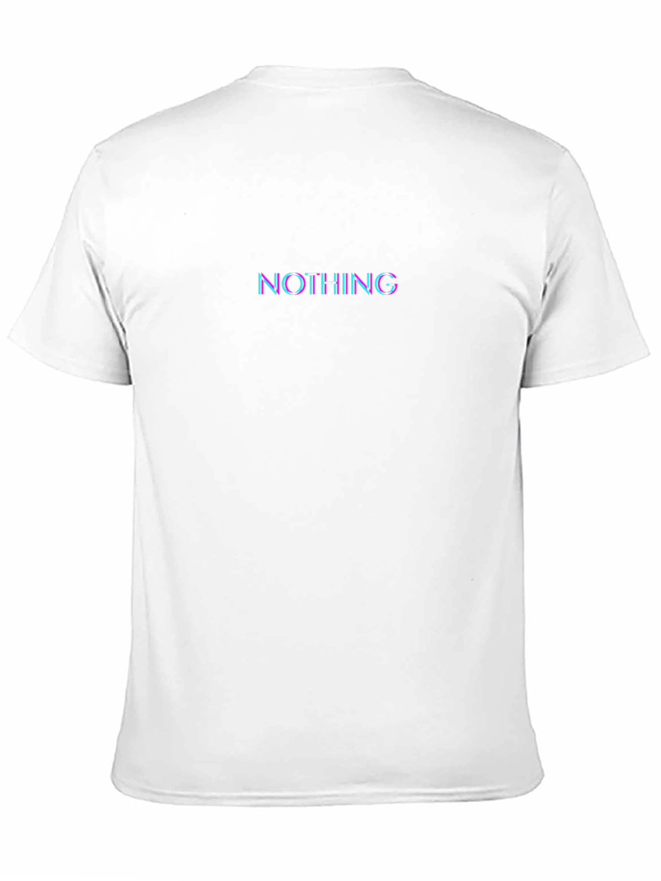 Nothing T-Shirt - Black Crew Neck Tee