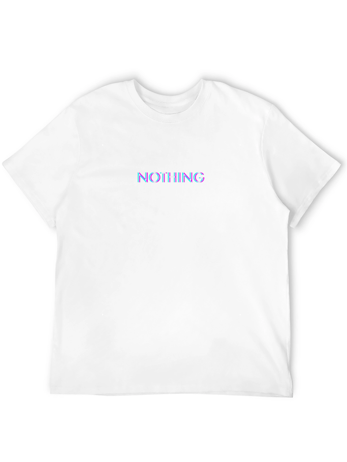 Nothing T-Shirt - Black Crew Neck Tee