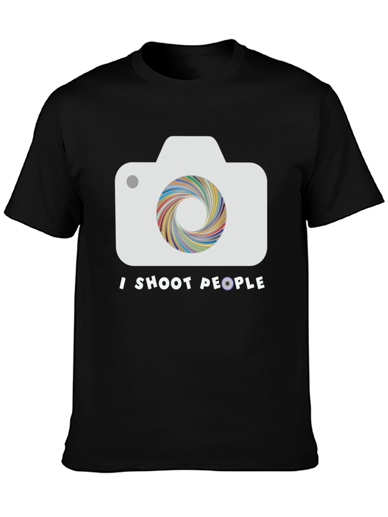 I Shoot People Camera T-Shirt - Photographer Tee