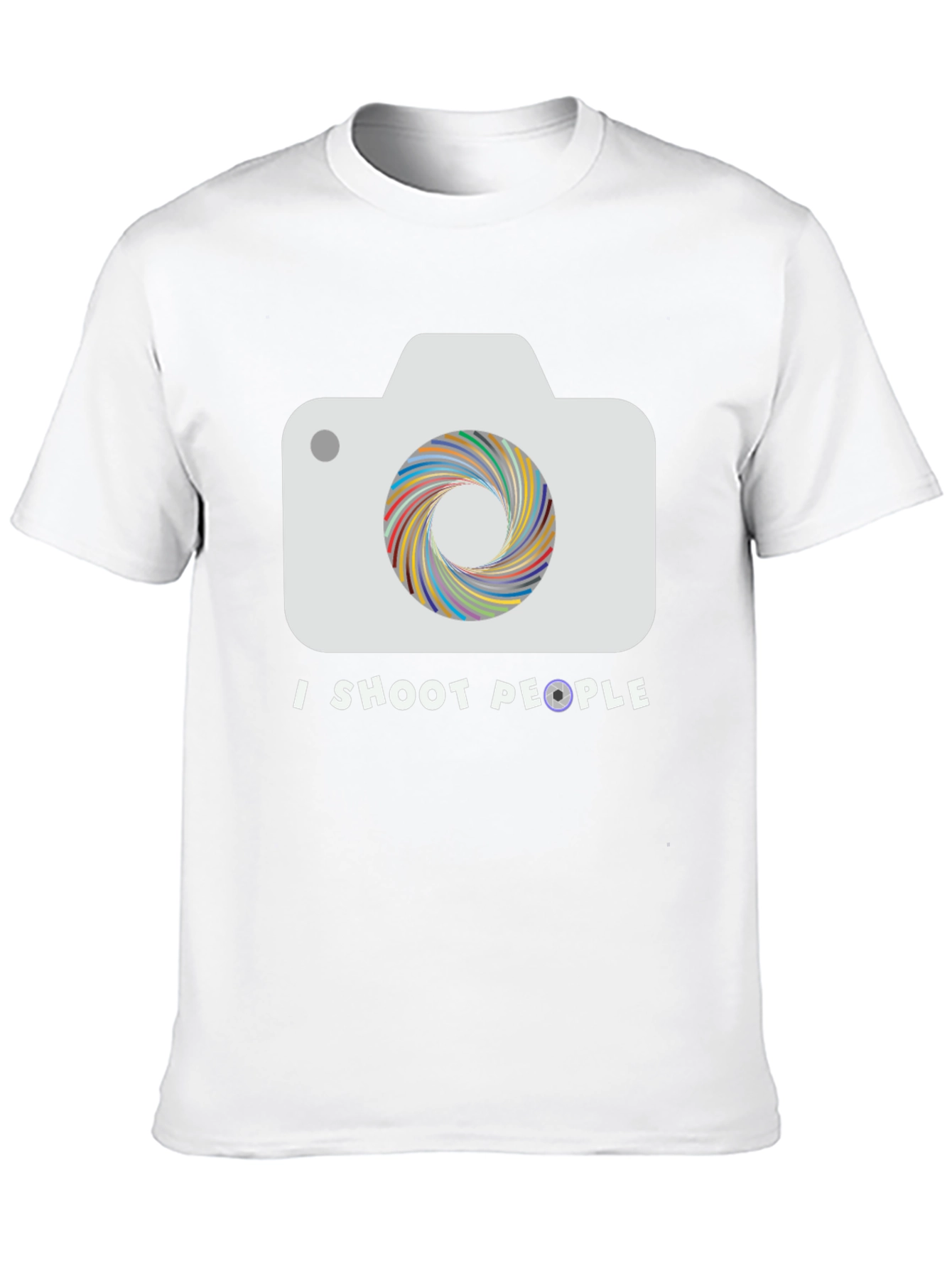 I Shoot People Camera T-Shirt - Photographer Tee