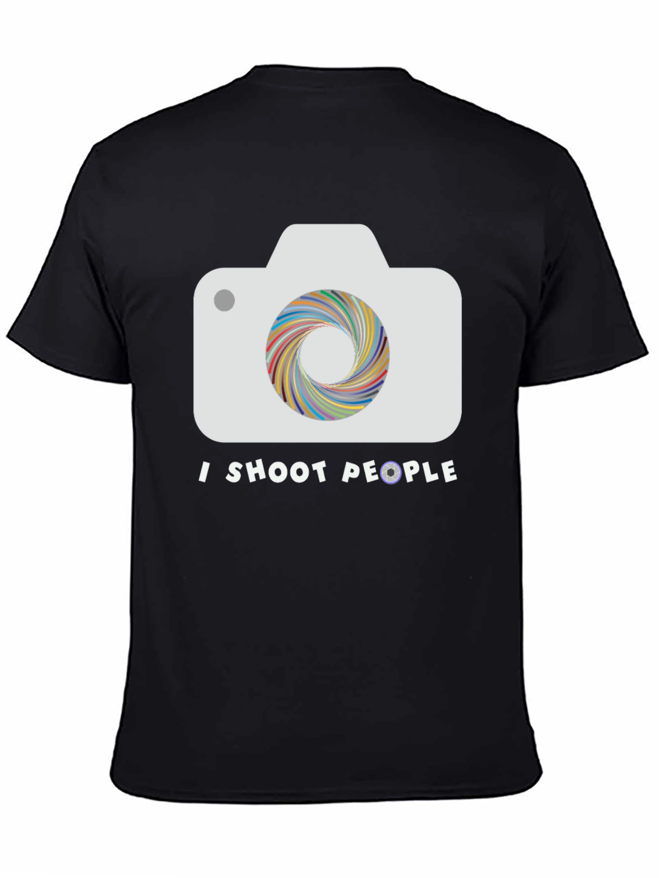 I Shoot People Camera T-Shirt - Photographer Tee