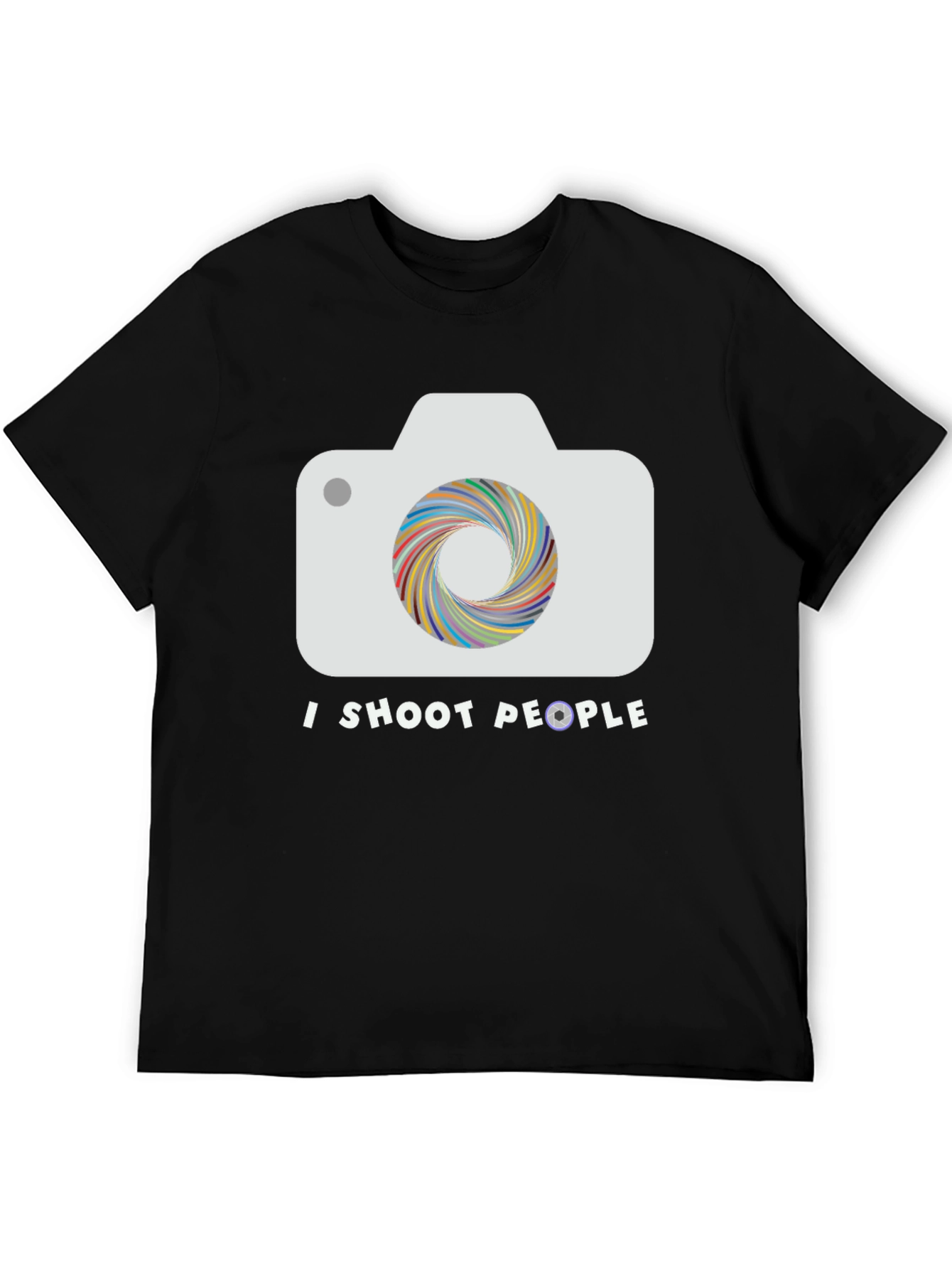 I Shoot People Camera T-Shirt - Photographer Tee