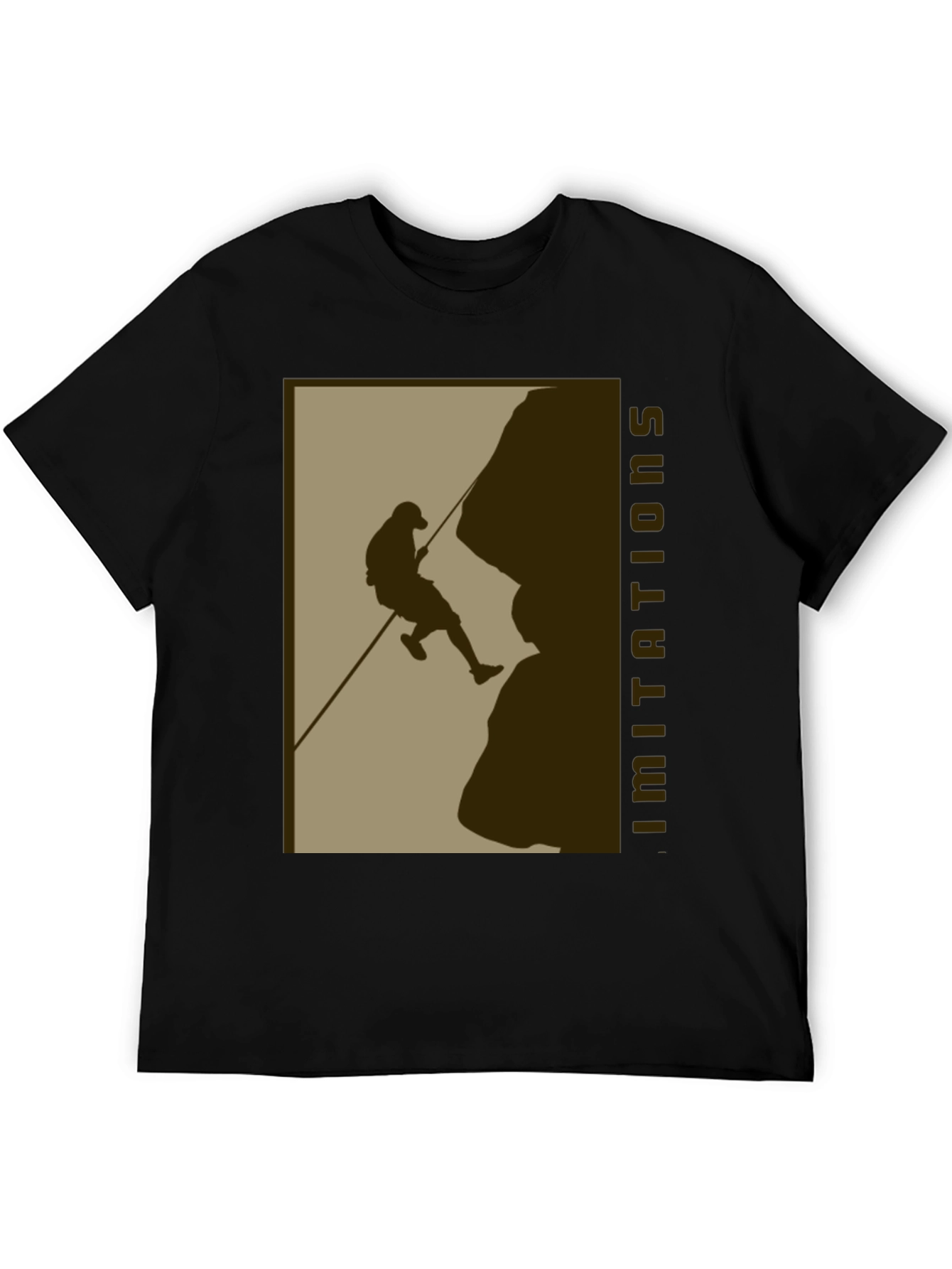 Climbing Silhouette Graphic T-Shirt