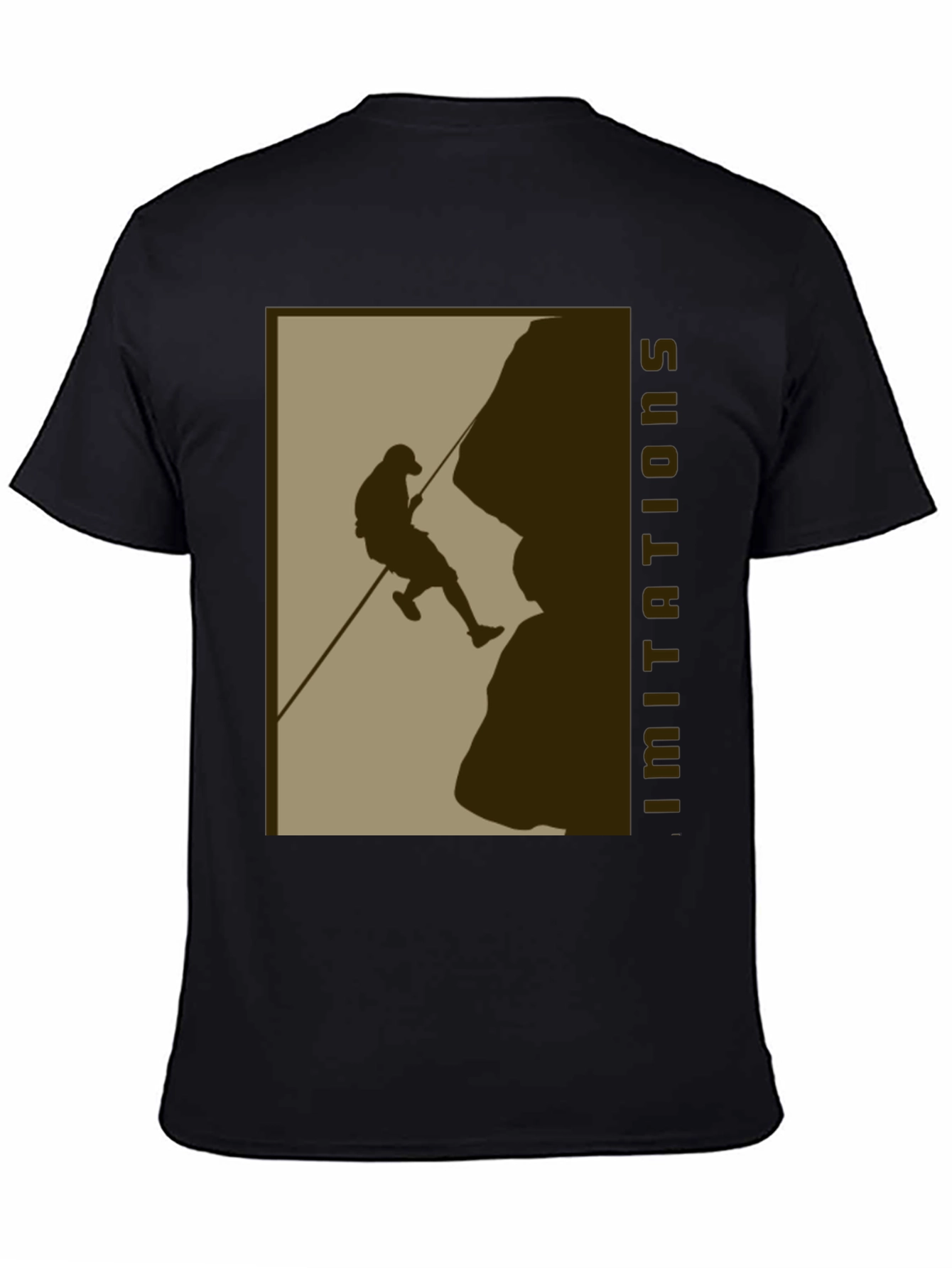 Climbing Silhouette Graphic T-Shirt
