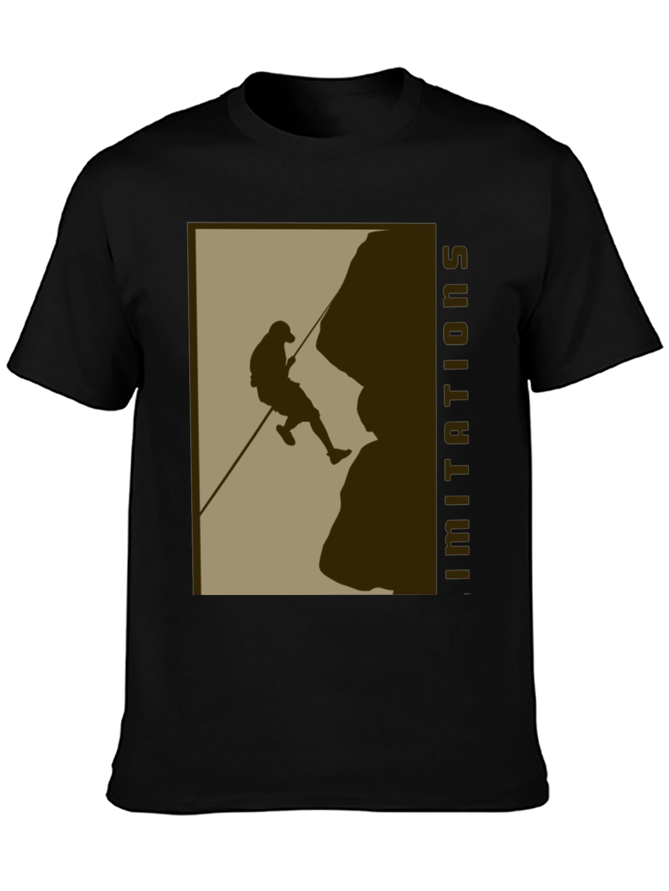 Climbing Silhouette Graphic T-Shirt