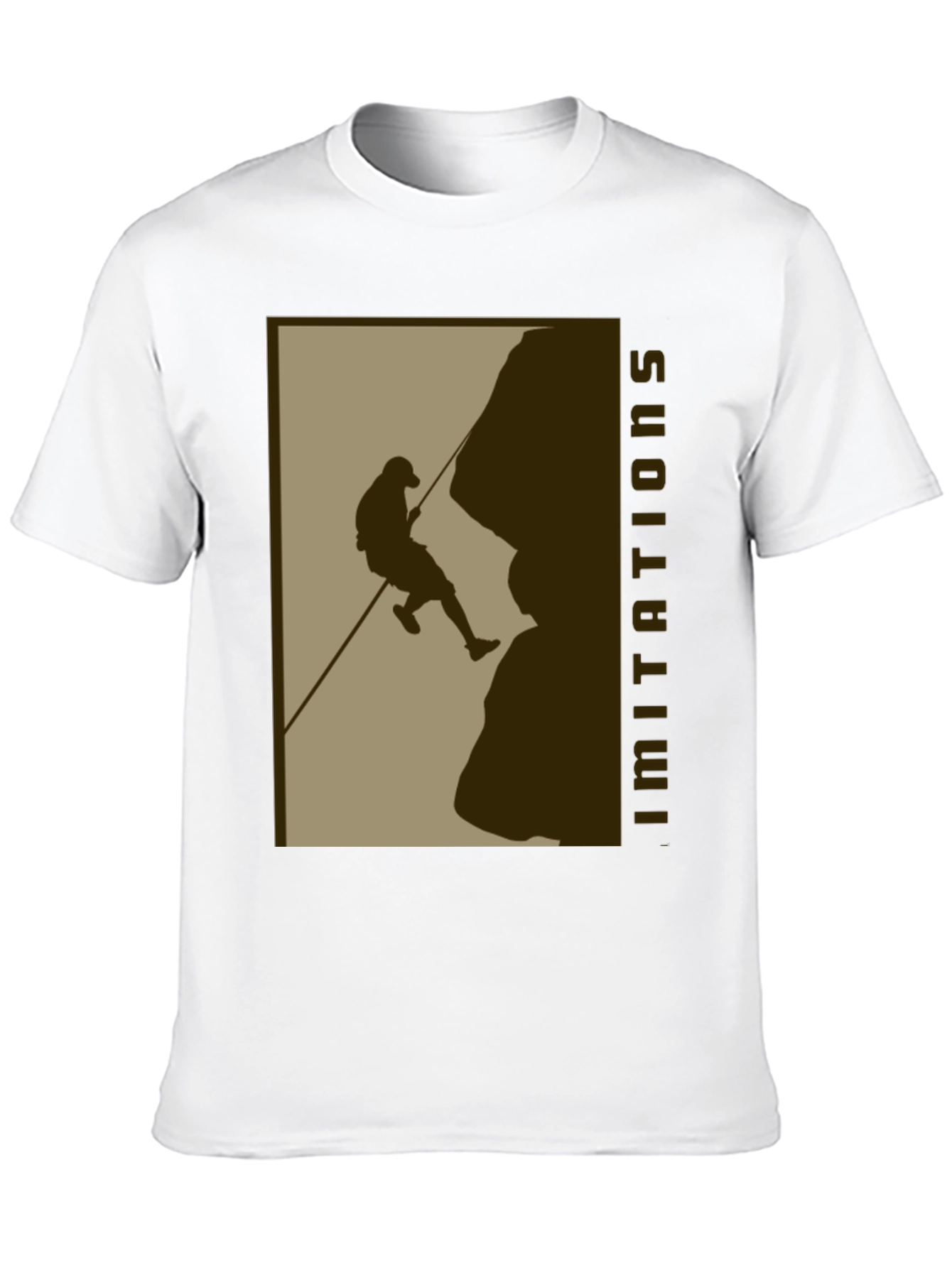 Climbing Silhouette Graphic T-Shirt