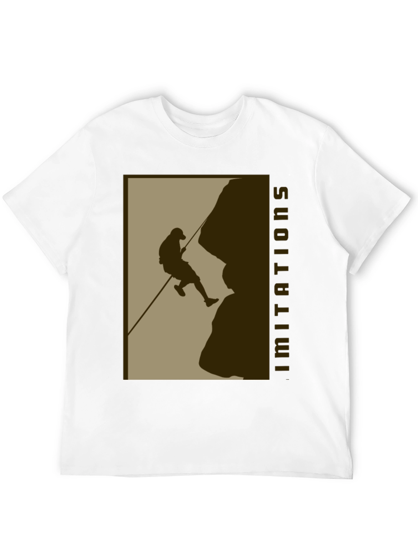 Climbing Silhouette Graphic T-Shirt